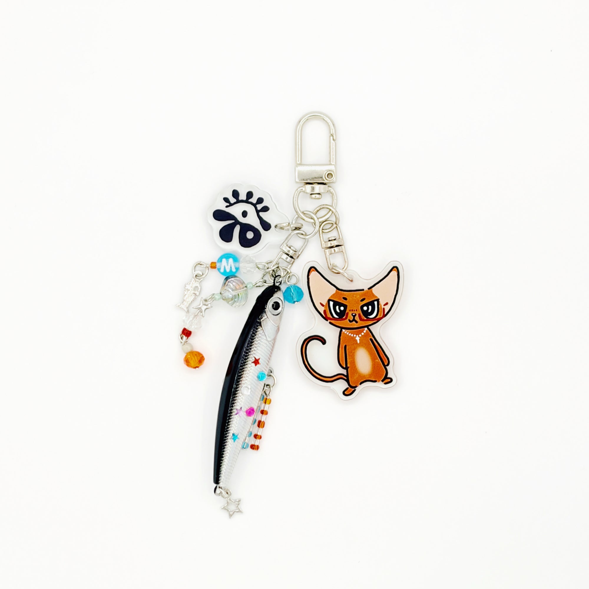CORTIS Acrylic Keychain Fanmade Animal Bag Charm with Logo & Fish Charms detail image 2