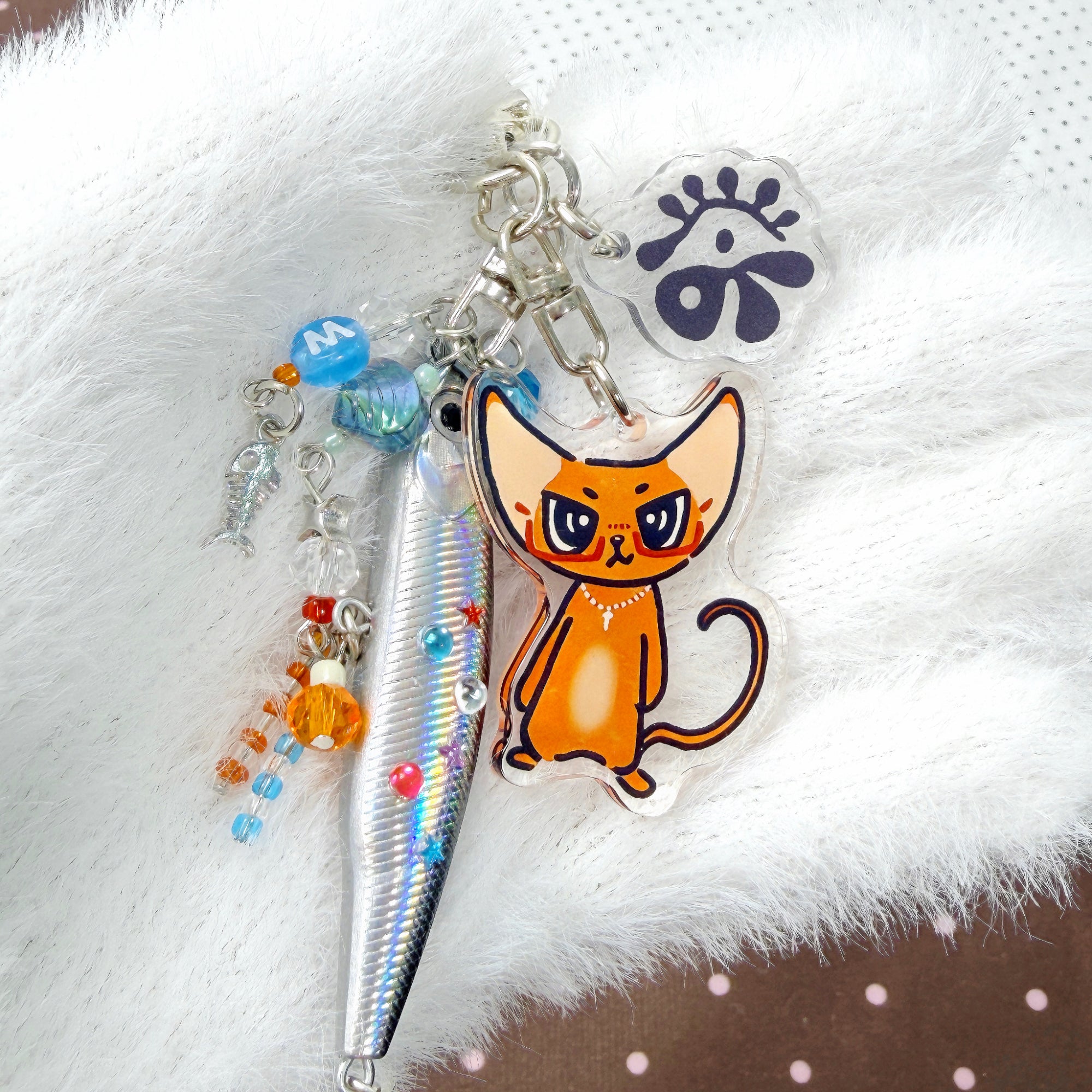 CORTIS Acrylic Keychain Fanmade Animal Bag Charm with Logo & Fish Charms detail image 9