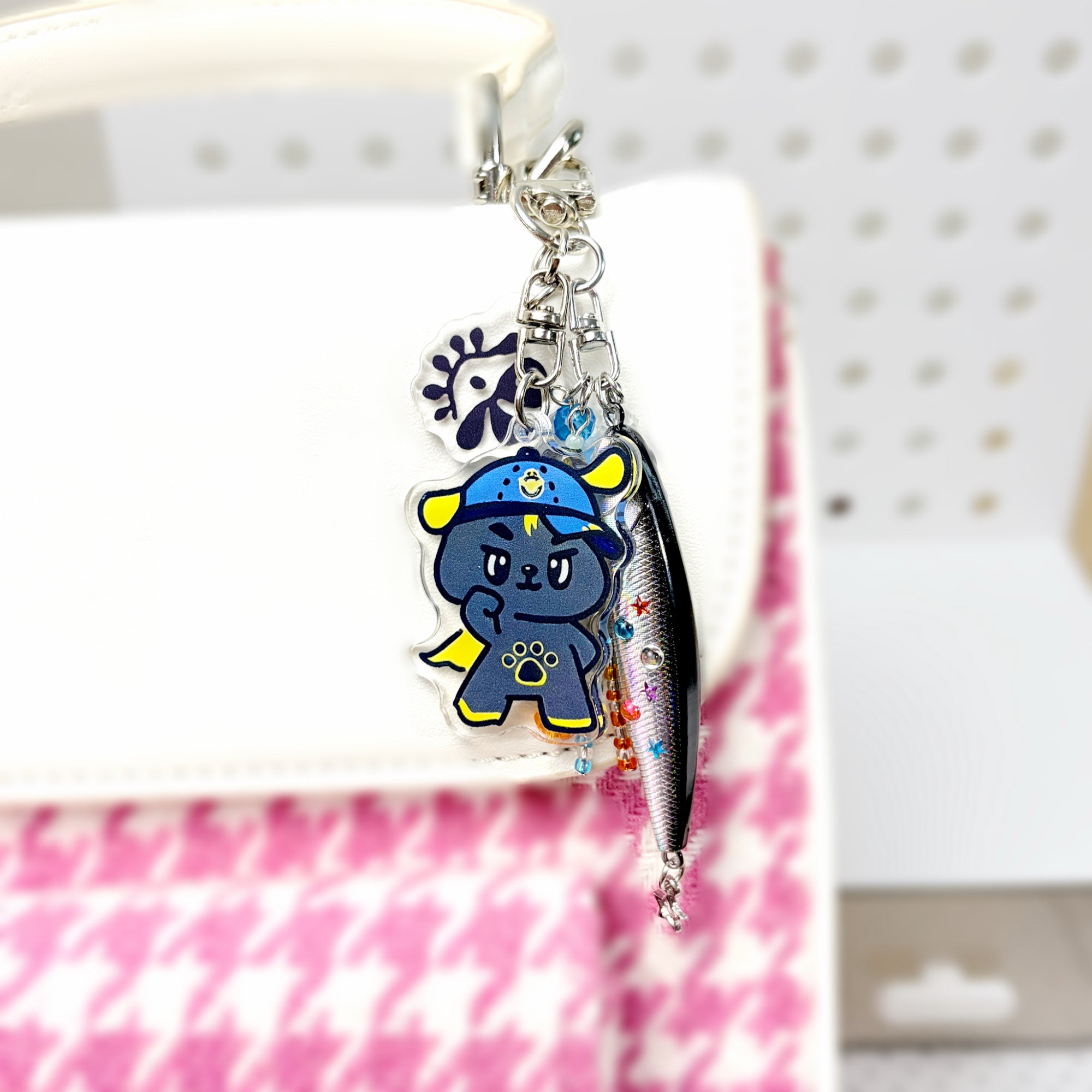 CORTIS Acrylic Keychain Fanmade Animal Bag Charm with Logo & Fish Charms detail image 13