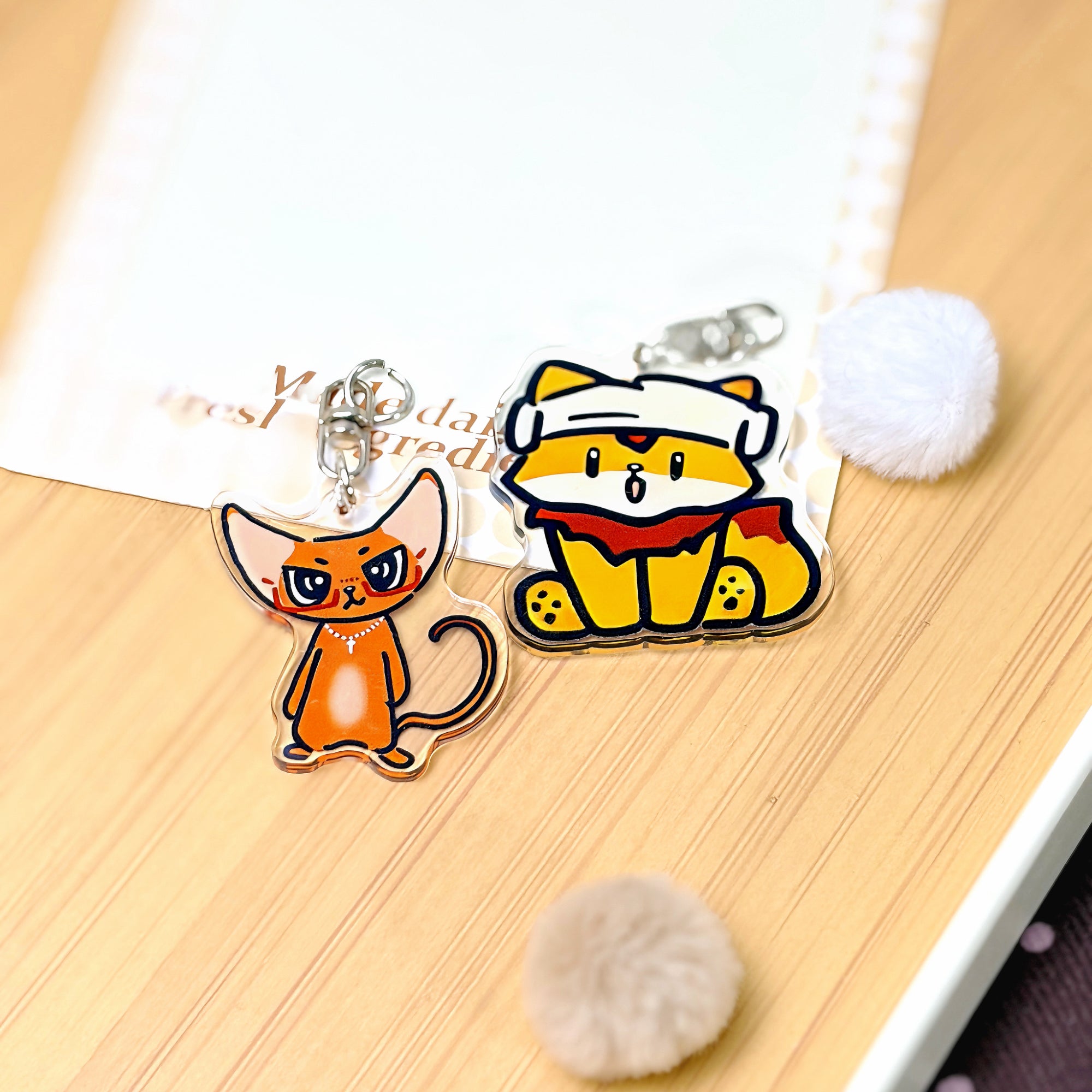 CORTIS Acrylic Keychain Fanmade Animal Bag Charm with Logo & Fish Charms detail image 14