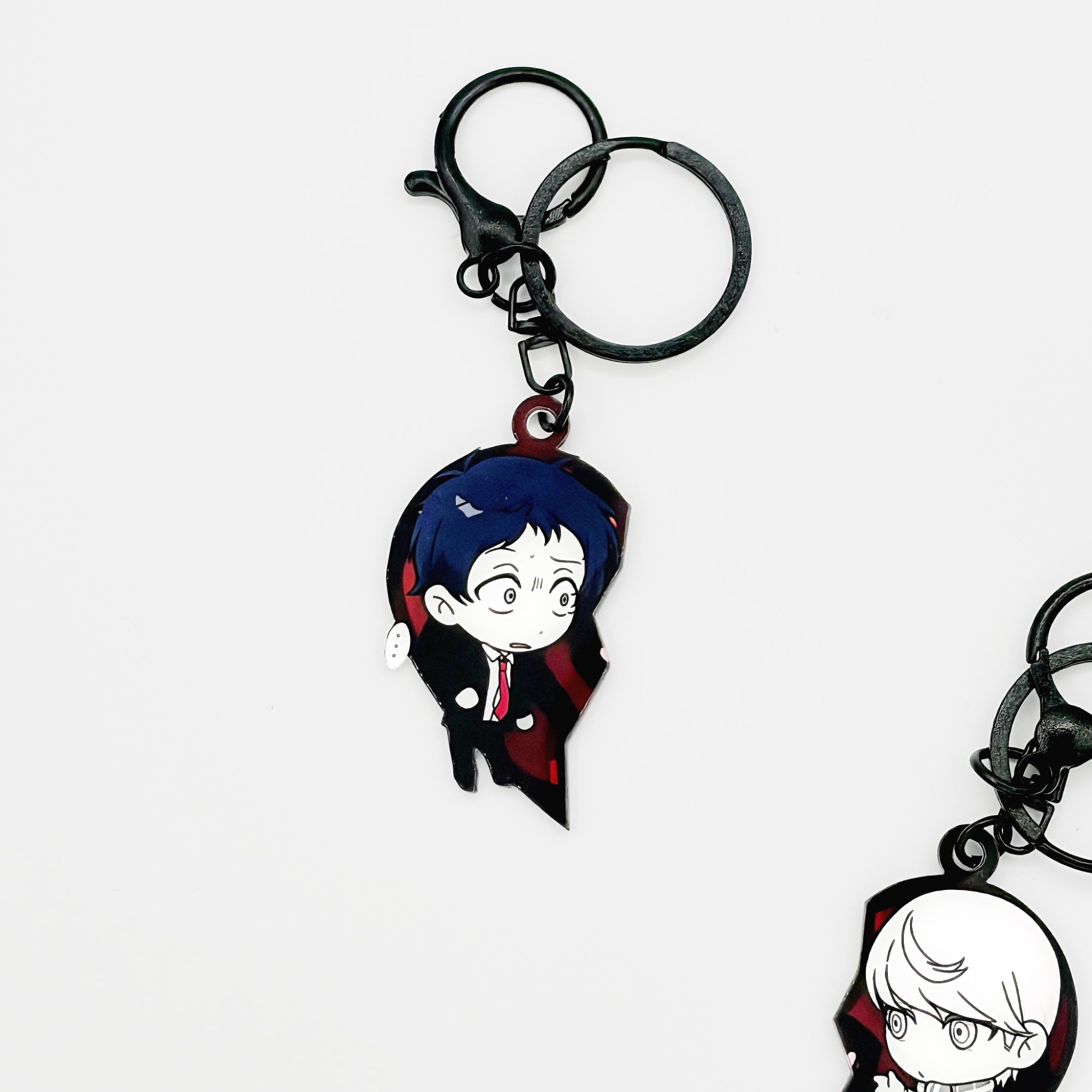 Persona Matching Heart Keychain Set Fanmade Akechi & Adachi Acrylic Charm detail image 9