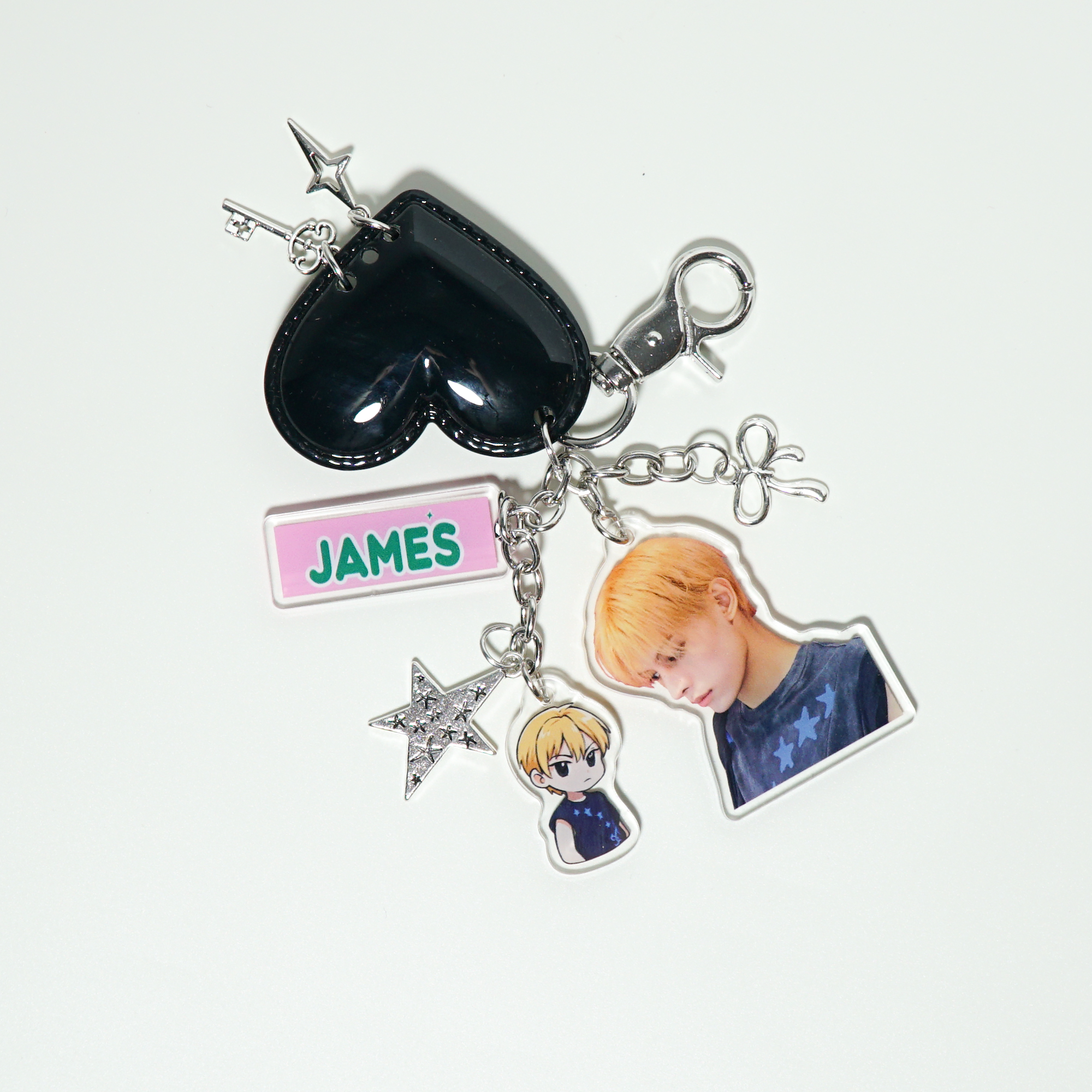 CORTIS Acrylic Keychain Set Fanmade Kpop Member Charms with Photo & Name Tag detail image 2