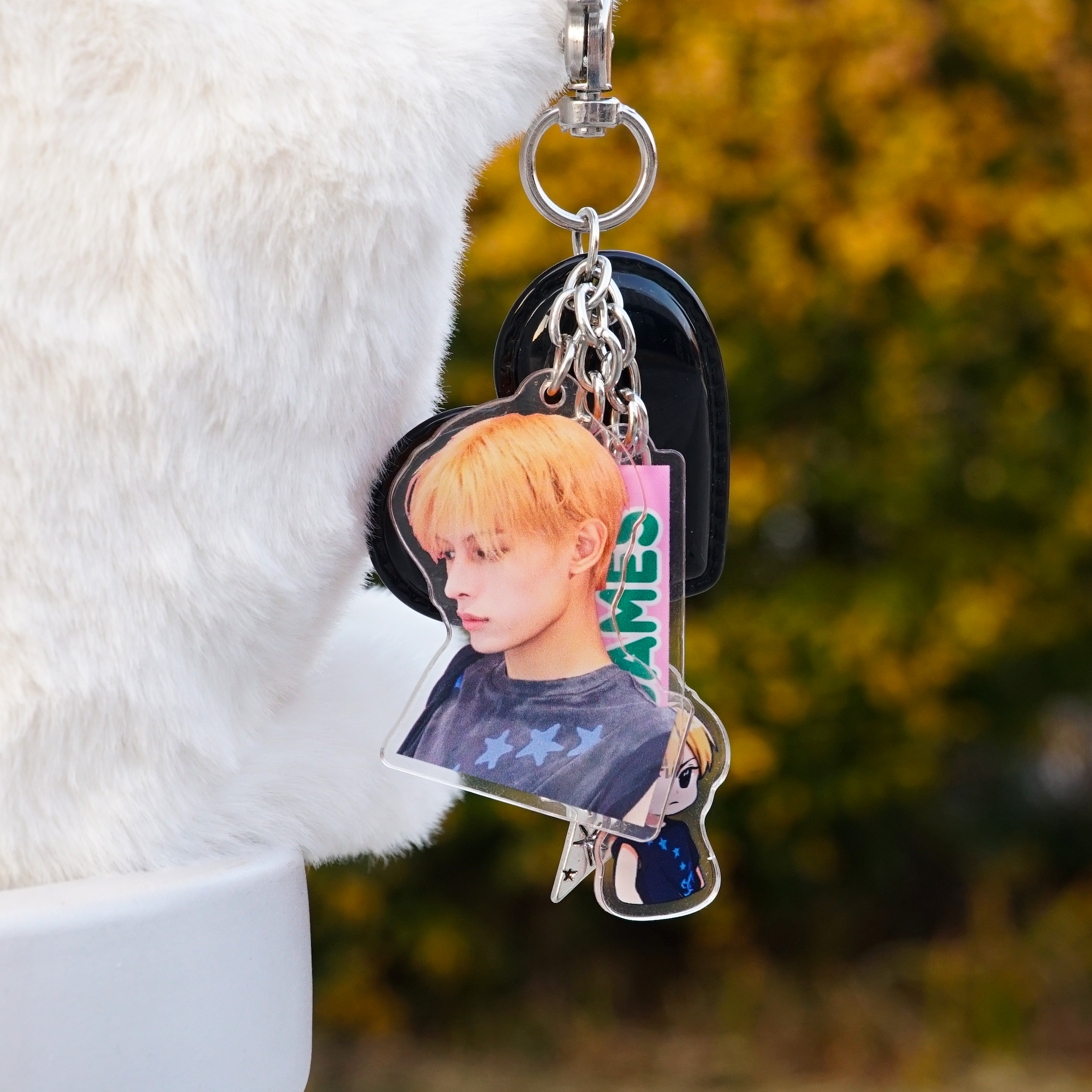 CORTIS Acrylic Keychain Set Fanmade Kpop Member Charms with Photo & Name Tag detail image 7