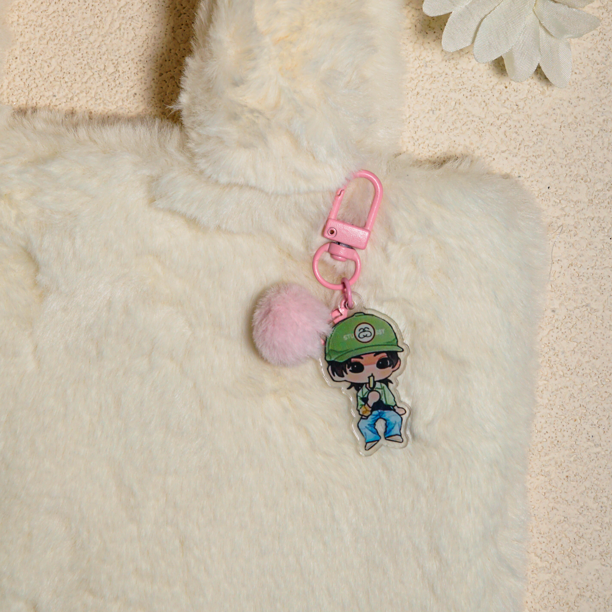 CORTIS Acrylic Keychain Set Fanmade Kpop Member Hand-Drawn Cartoon Charms detail image 3