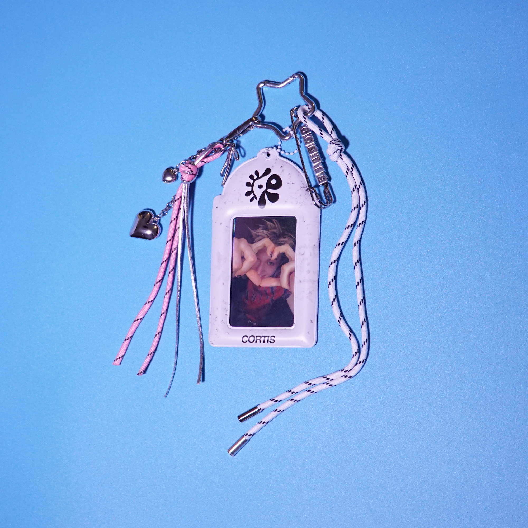 CORTIS Card Holder Wallet Fanmade Kpop Pink Strap Heart Charm Martin Merch detail image 6