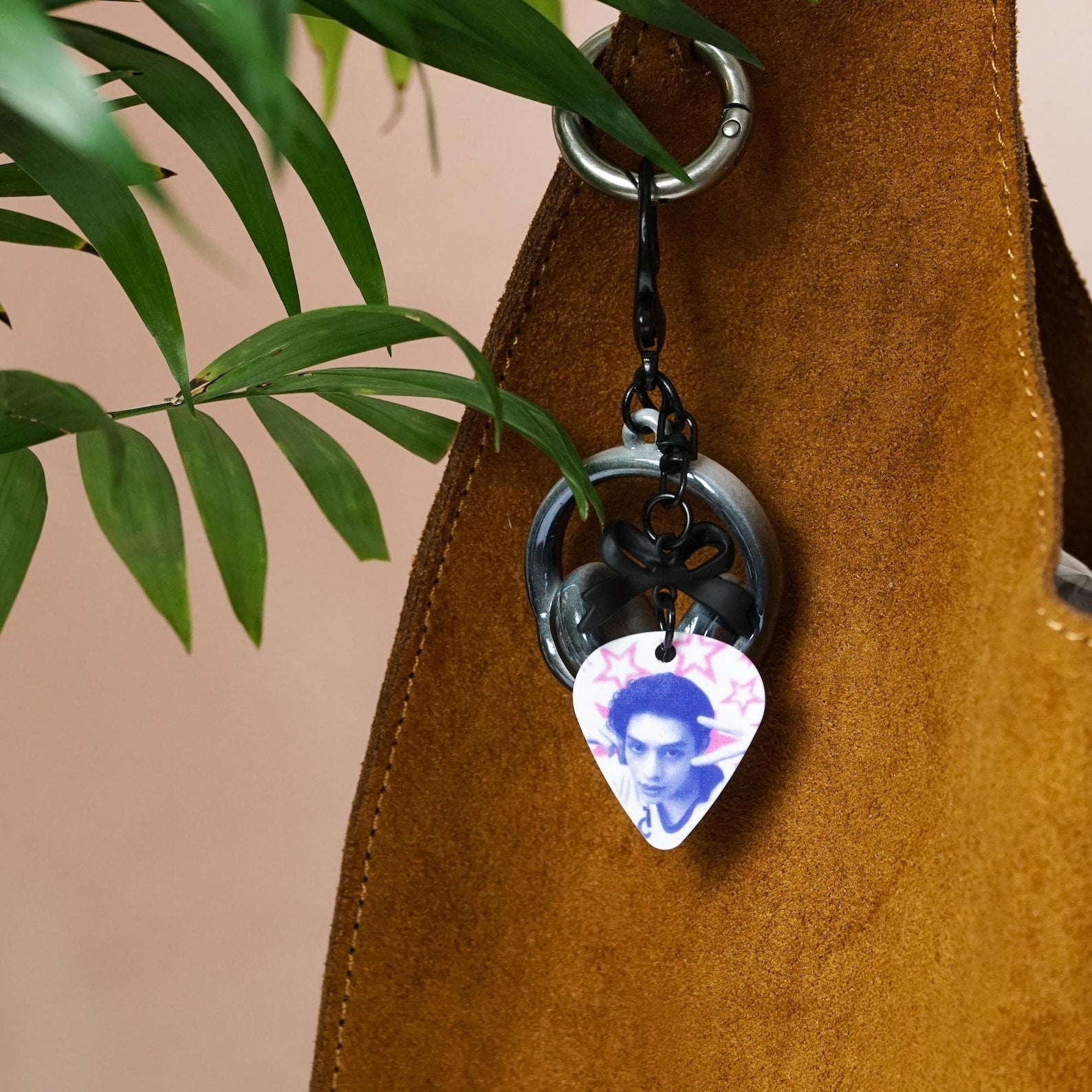 CORTIS Guitar Pick Keychain Martin Juhoon James Member Photo Charm Kpop Fanmade Merch Bag Accessory Gift detail image 2