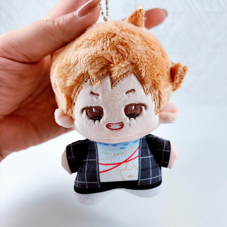 CORTIS Martin 4-Inch Plush Keychain Fanmade Kpop Bag Charm detail image 2