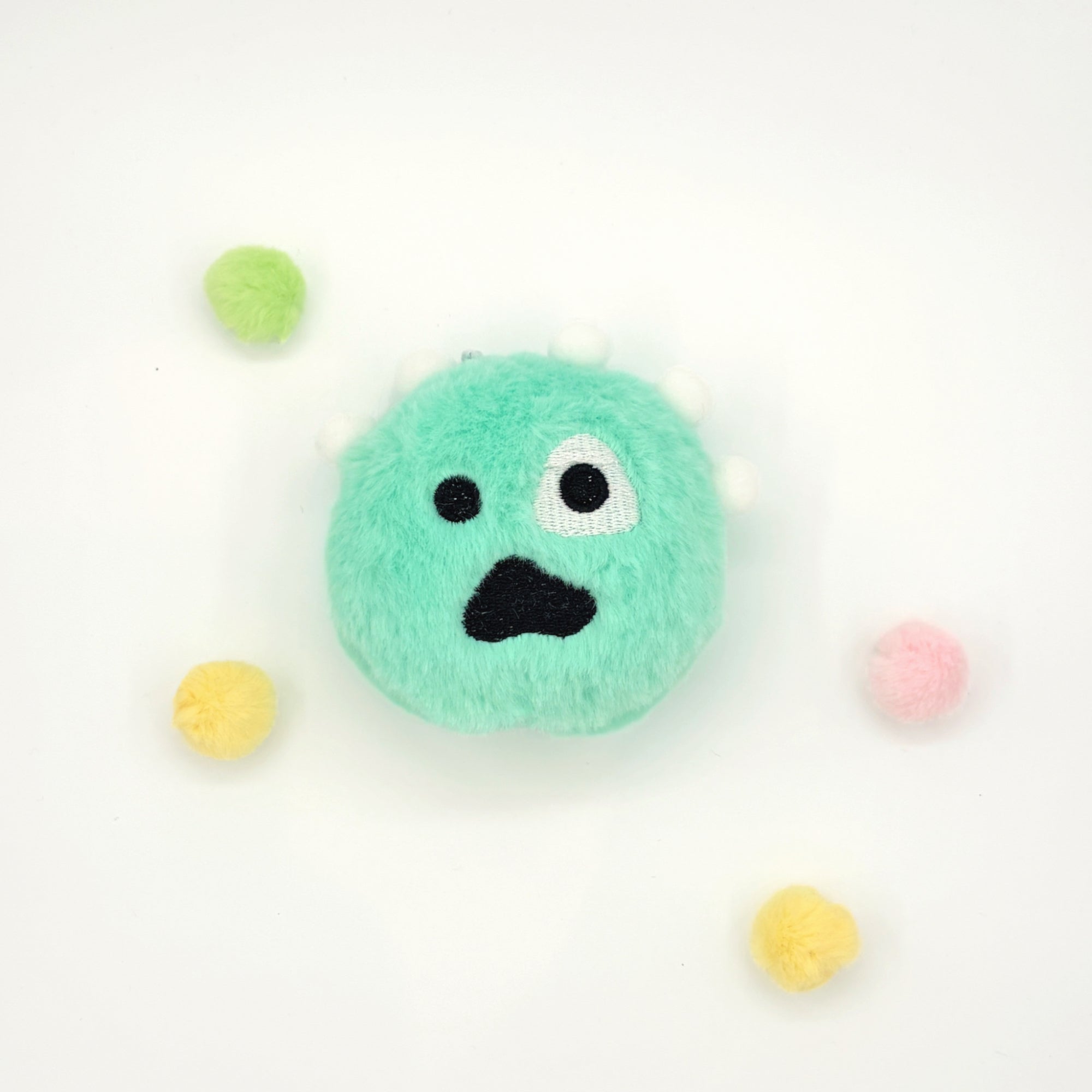 CORTIS Plush Ball Keychain Fanmade Fluffy K-pop Bag Charm Gift for COER Fans detail image 4