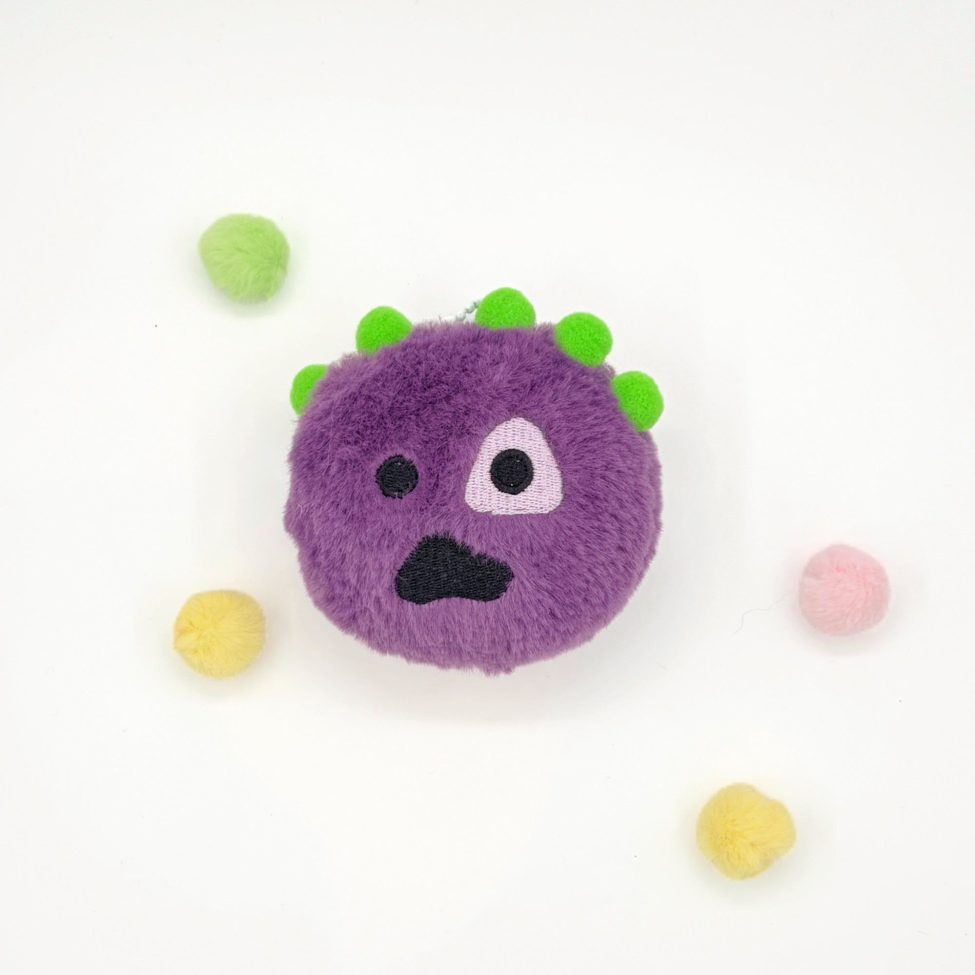 CORTIS Plush Ball Keychain Fanmade Fluffy K-pop Bag Charm Gift for COER Fans