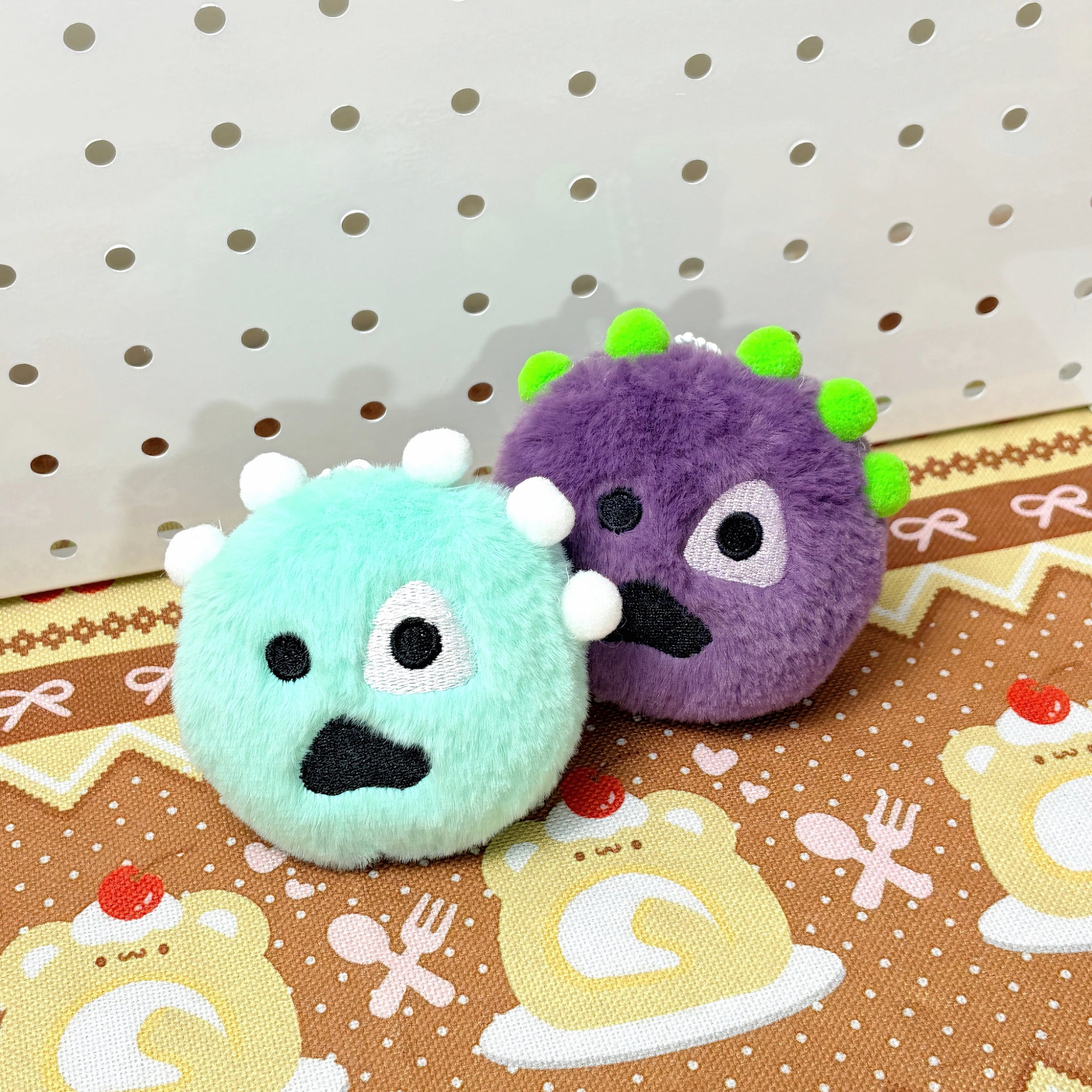 CORTIS Plush Ball Keychain Fanmade Fluffy K-pop Bag Charm Gift for COER Fans detail image 6