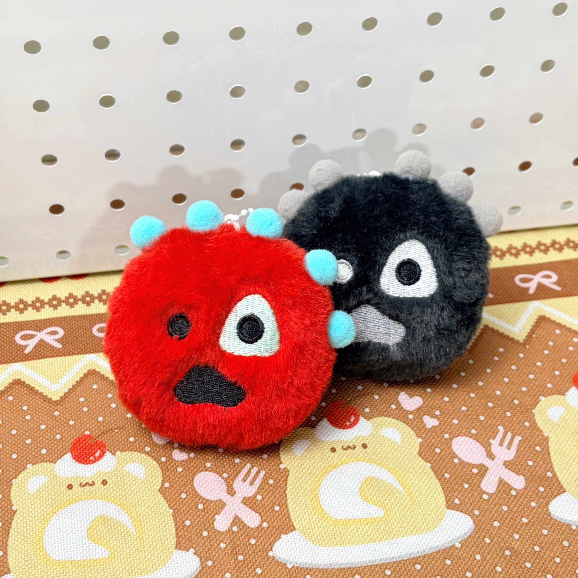 CORTIS Plush Ball Keychain Fanmade Fluffy K-pop Bag Charm Gift for COER Fans detail image 7