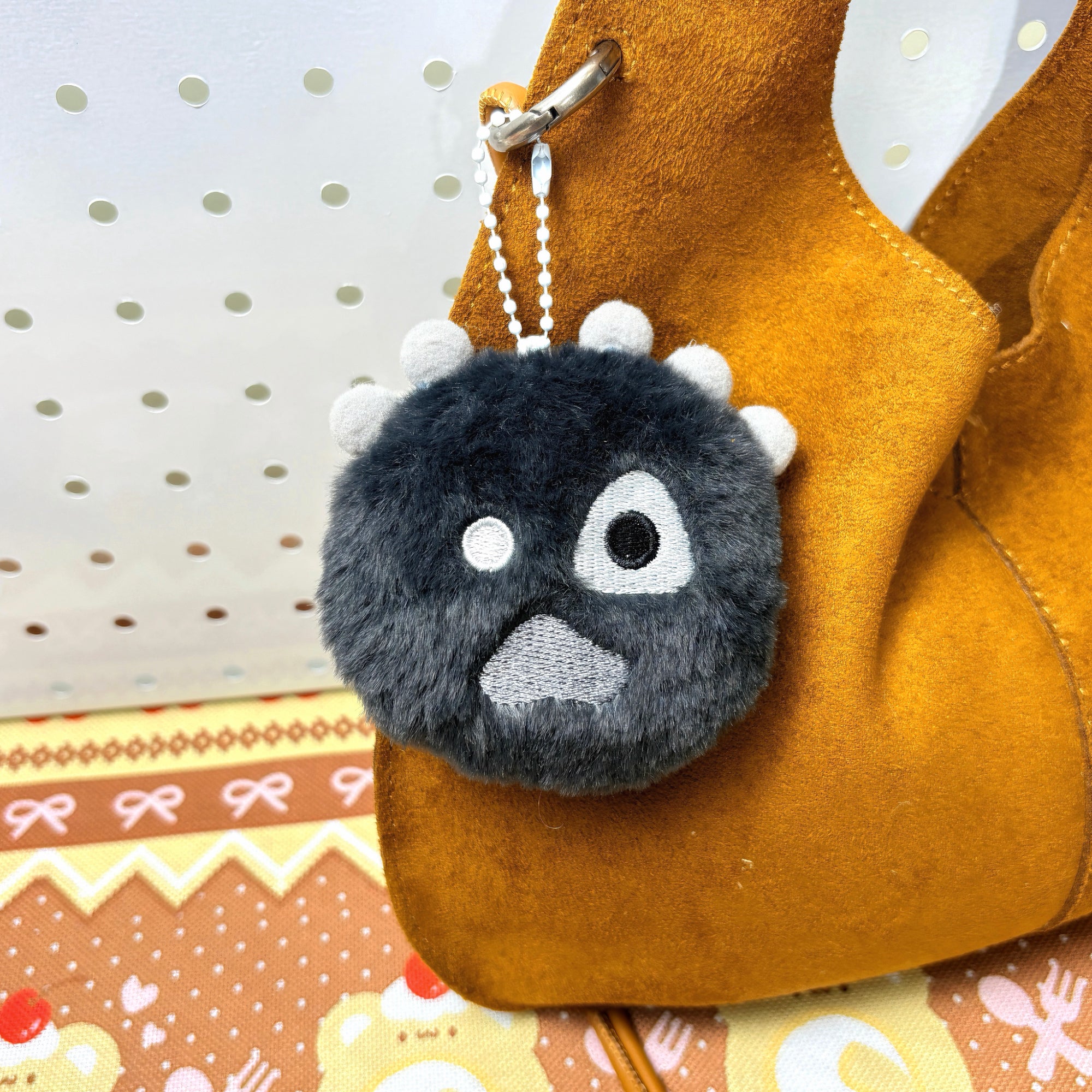 CORTIS Plush Ball Keychain Fanmade Fluffy K-pop Bag Charm Gift for COER Fans detail image 8