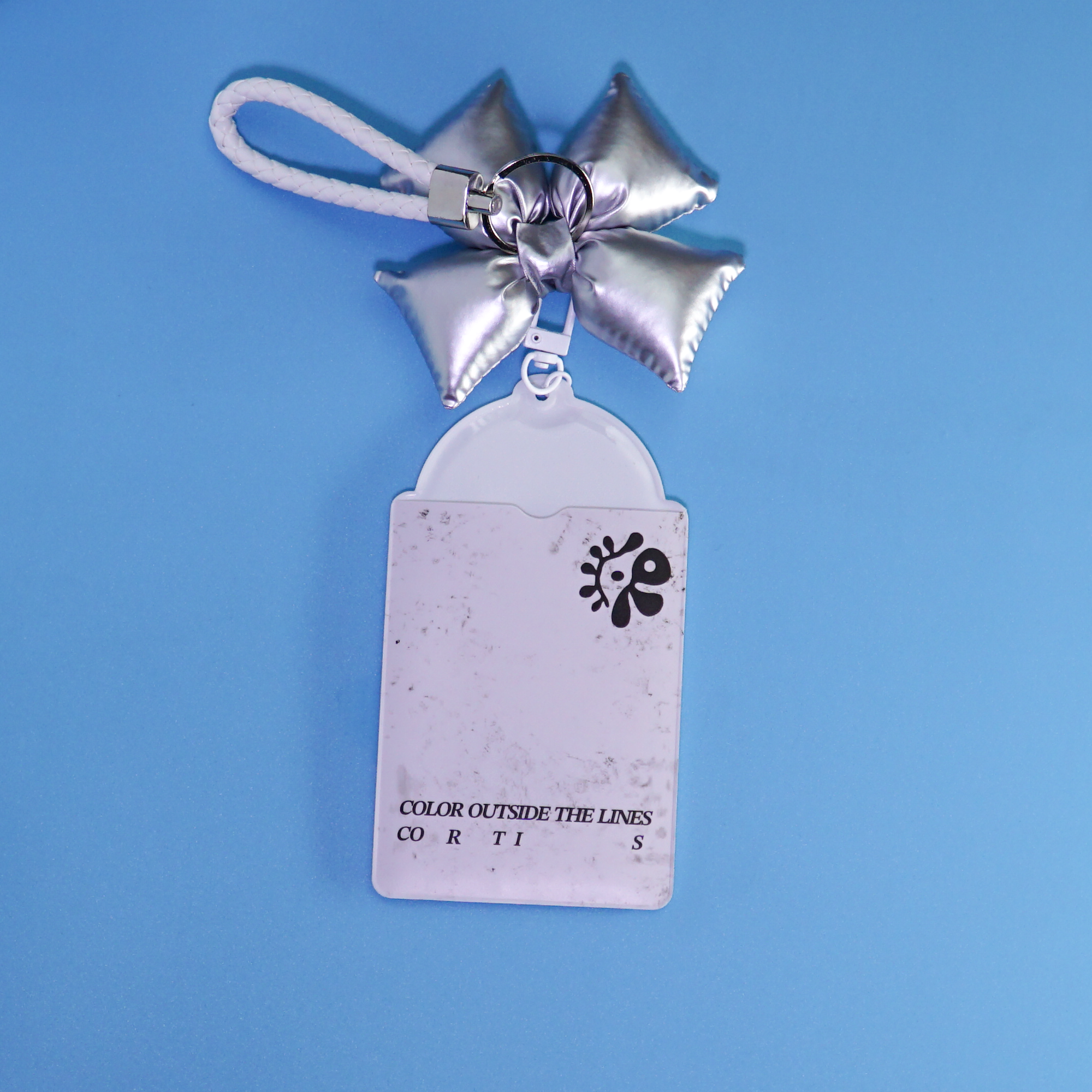 CORTIS Silver Card Holder Fanmade Kpop ID Card Holder with Puffy Bow detail image 7