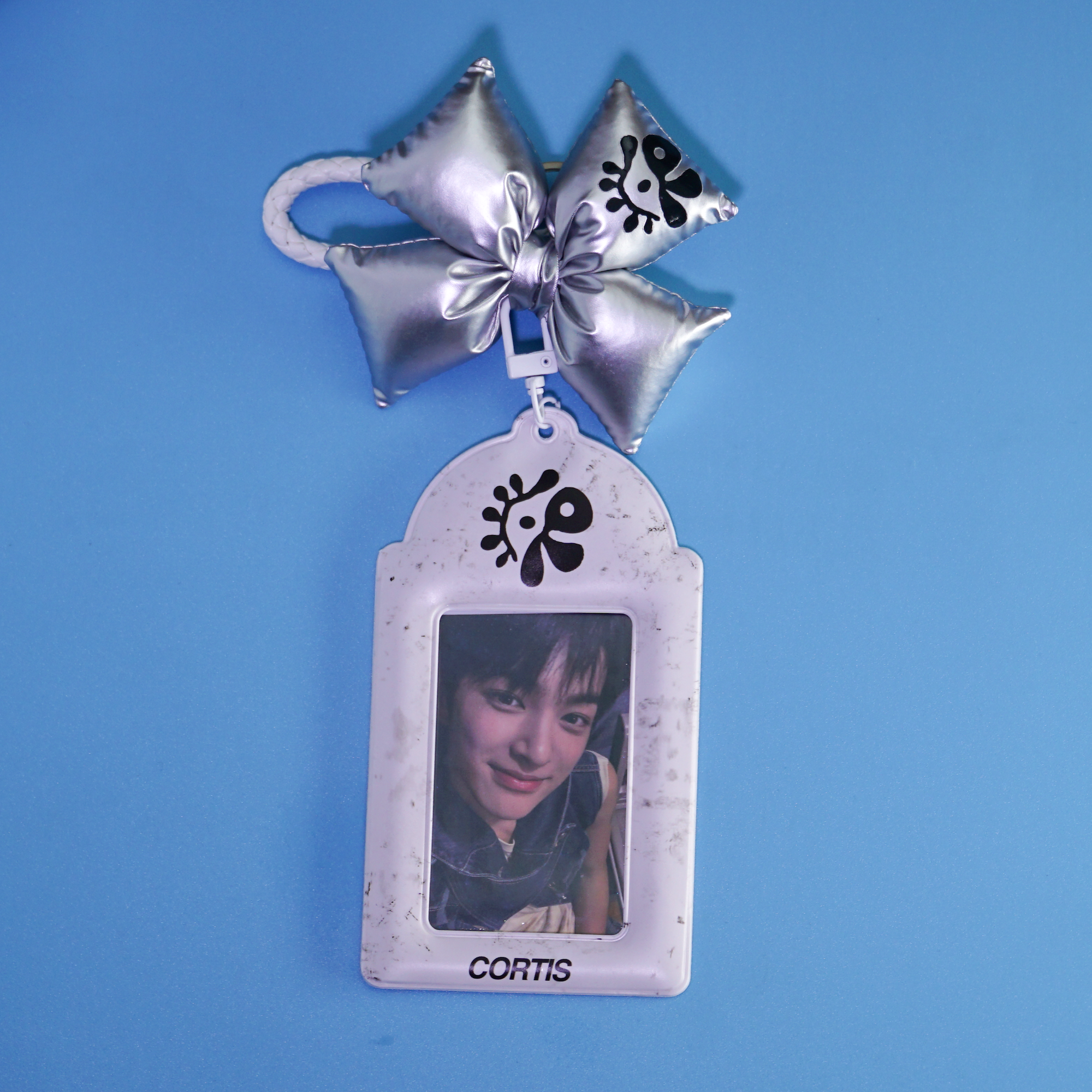 CORTIS Silver Card Holder Fanmade Kpop ID Card Holder with Puffy Bow detail image 8