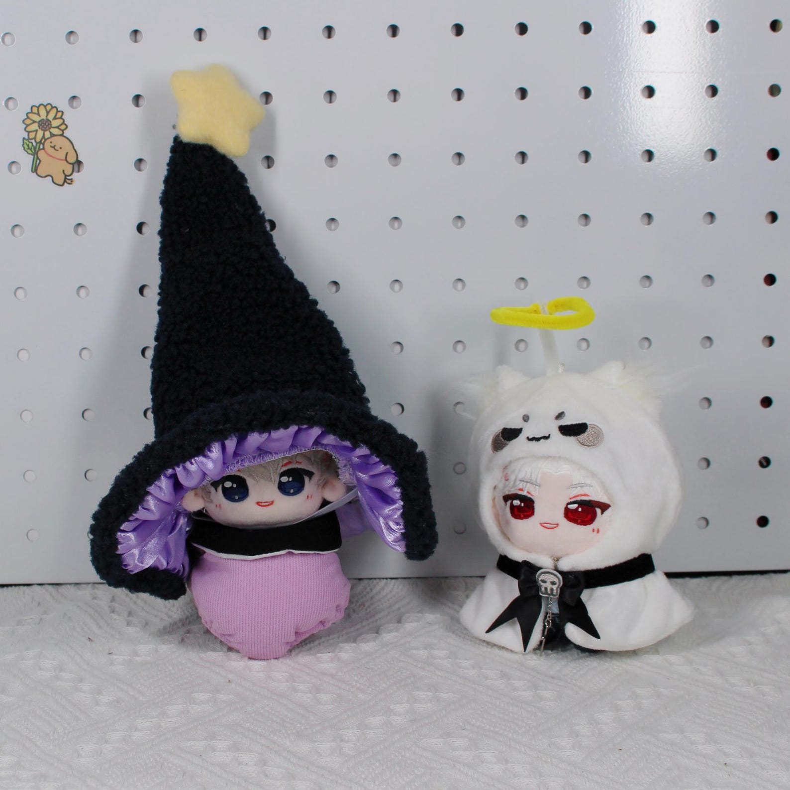 Cute Halloween Costumes for Love and Deepspace Plush Dolls Wizard Ghost Outfit Set for Caleb Xavier Rafayel Zayne Sylus detail image 1