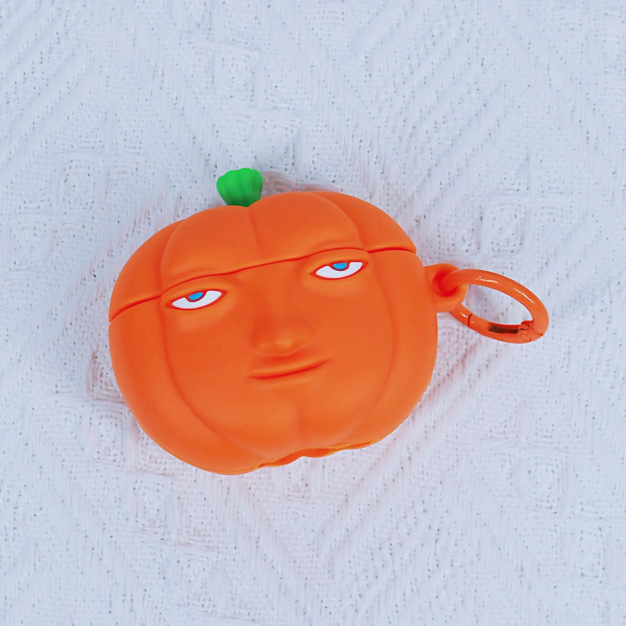 Delicious in Dungeon Jack-o’-Lantern Monster AirPods Case Fanmade Silicone Cover Dungeon Meshi Anime Cute Pumpkin Earbuds Protective Case Gift detail image 3