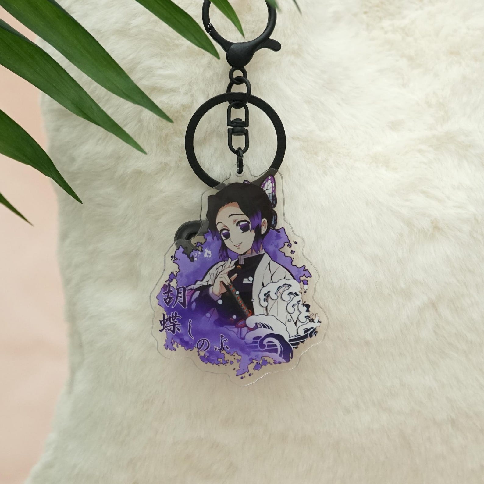 Demon Slayer Kimetsu no Yaiba Chibi Keychain Set Anime Acrylic Charms Tanjiro Nezuko Hashira Fanmade Gift detail image 4