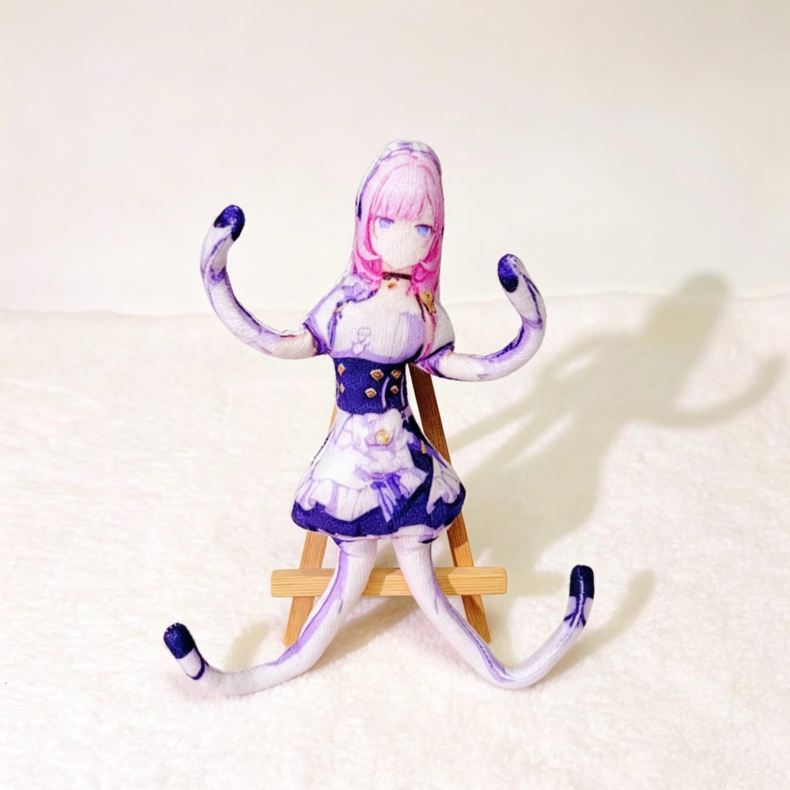 Elysia Wire Doll Honkai Impact 3rd Abstract Bendable Fan Art Figure Ugly Cute Poseable Desk Decor Gift detail image 3