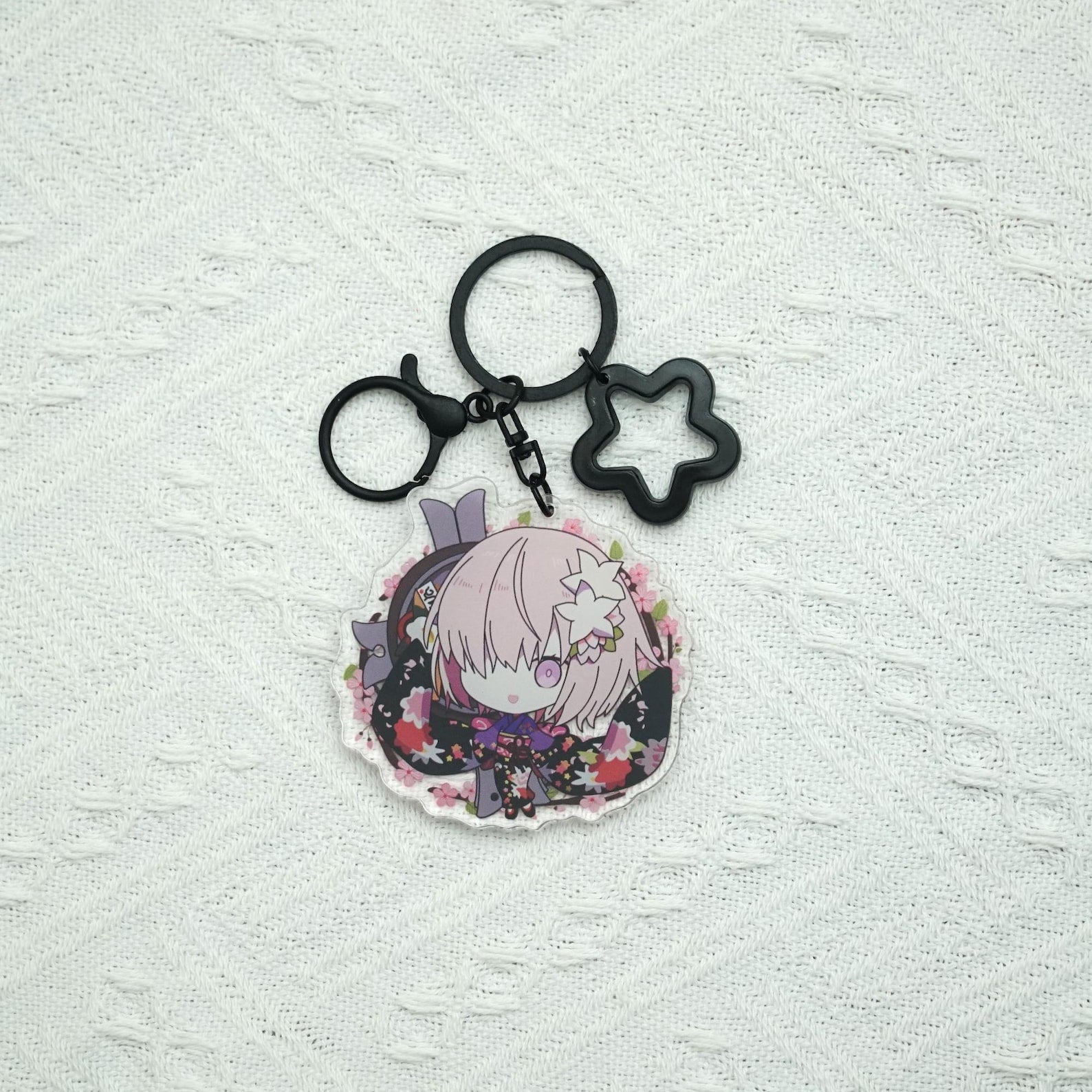 FGO Acrylic Keychain Set Chibi Saber Nero Mash Jeanne Jeanne Alter Lancer Alter Fate Grand Order Fanmade Anime Charms Gift detail image 6