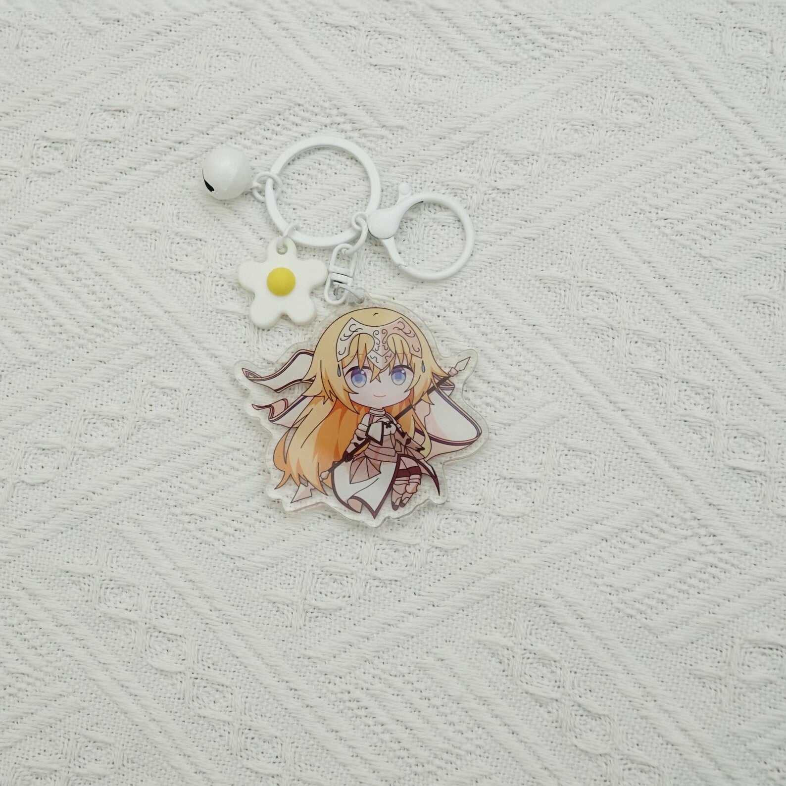 FGO Chibi Acrylic Keychain Set Fanmade Fate/Grand Order Saber Merlin Gilgamesh Charms detail image 4