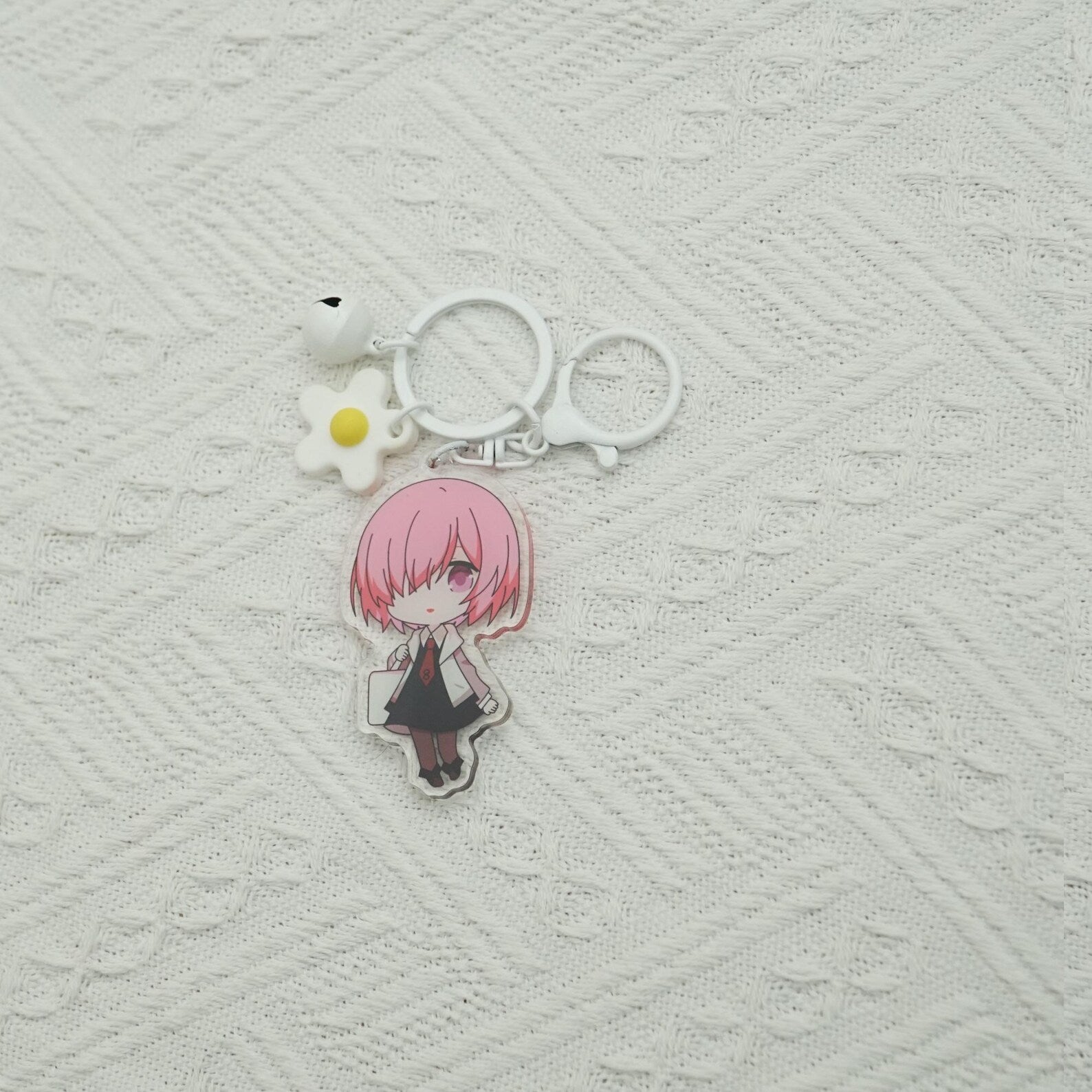 FGO Chibi Acrylic Keychain Set Fanmade Fate/Grand Order Saber Merlin Gilgamesh Charms detail image 5