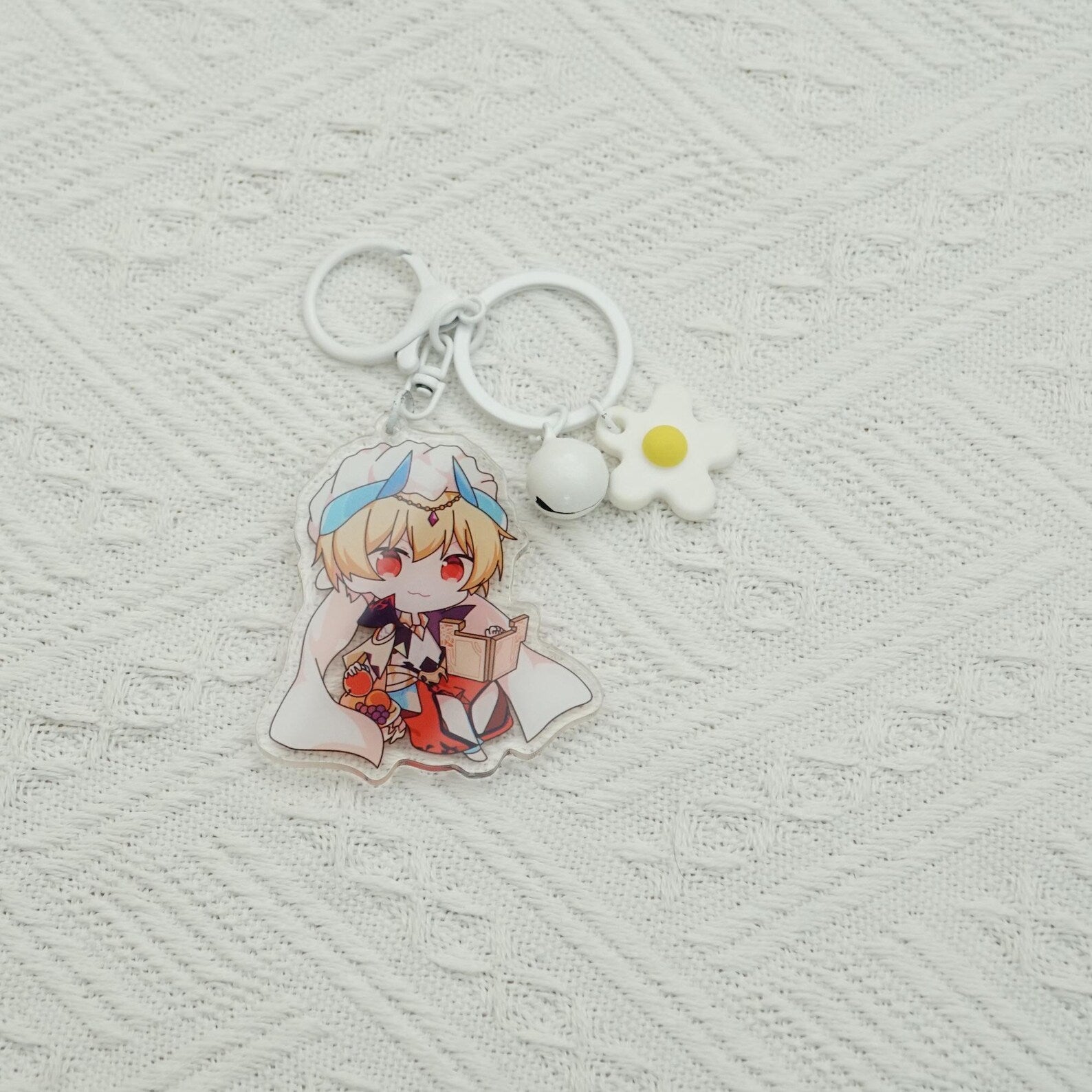 FGO Chibi Acrylic Keychain Set Fanmade Fate/Grand Order Saber Merlin Gilgamesh Charms detail image 6
