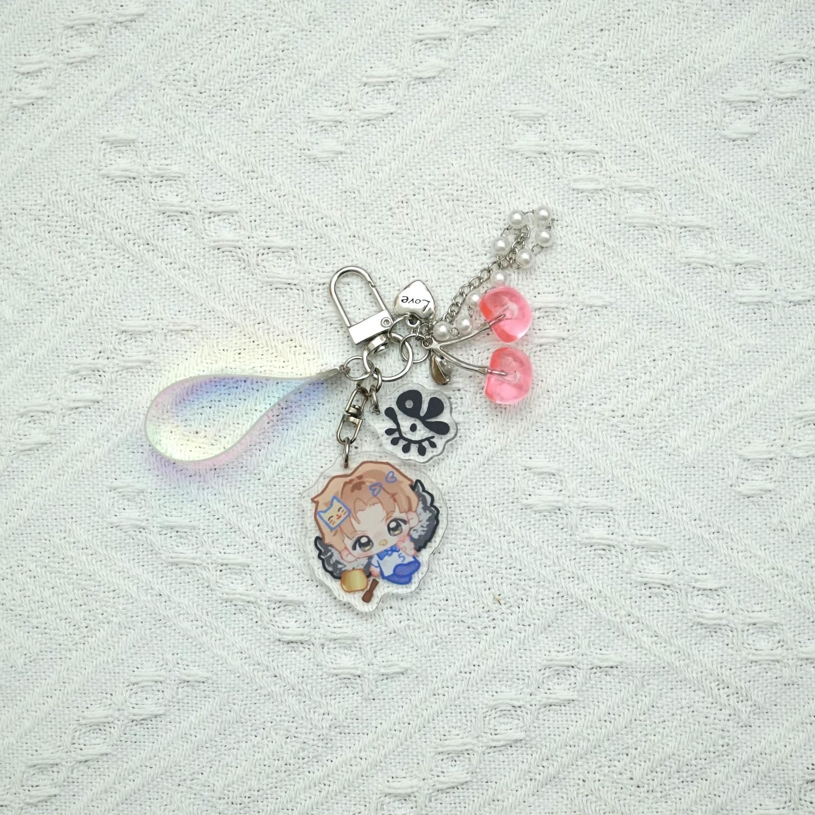 Fanmade CORTIS Acrylic Keychains Kpop Idol Bag Charms Animal Ears Chibi Member Acrylic Set Gift detail image 4