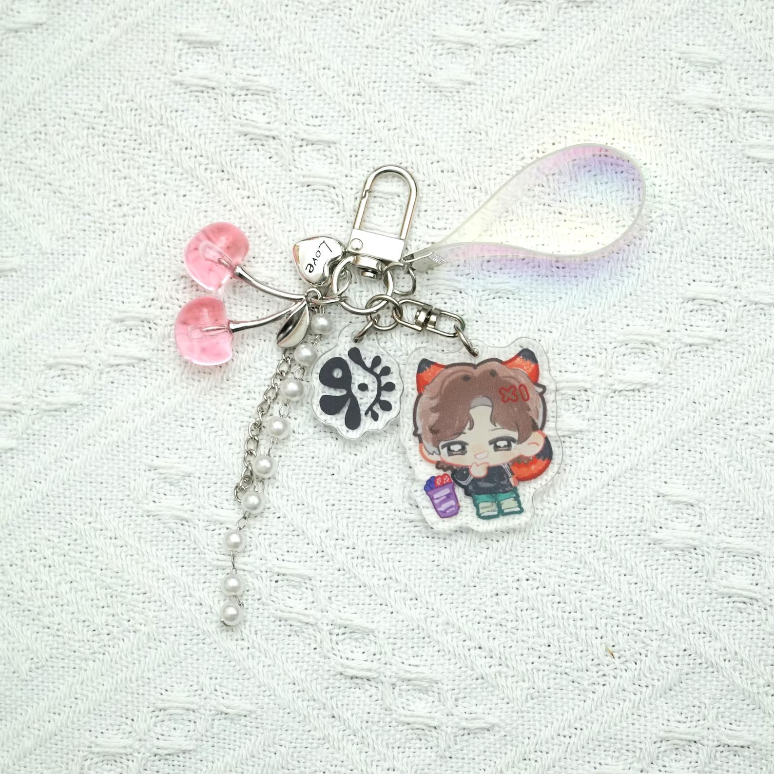 Fanmade-CORTIS-Acrylic-Keychains-Kpop-Idol-Bag-Charms-Animal-Ears-Chibi-Member-Acrylic-Set-Gift-7