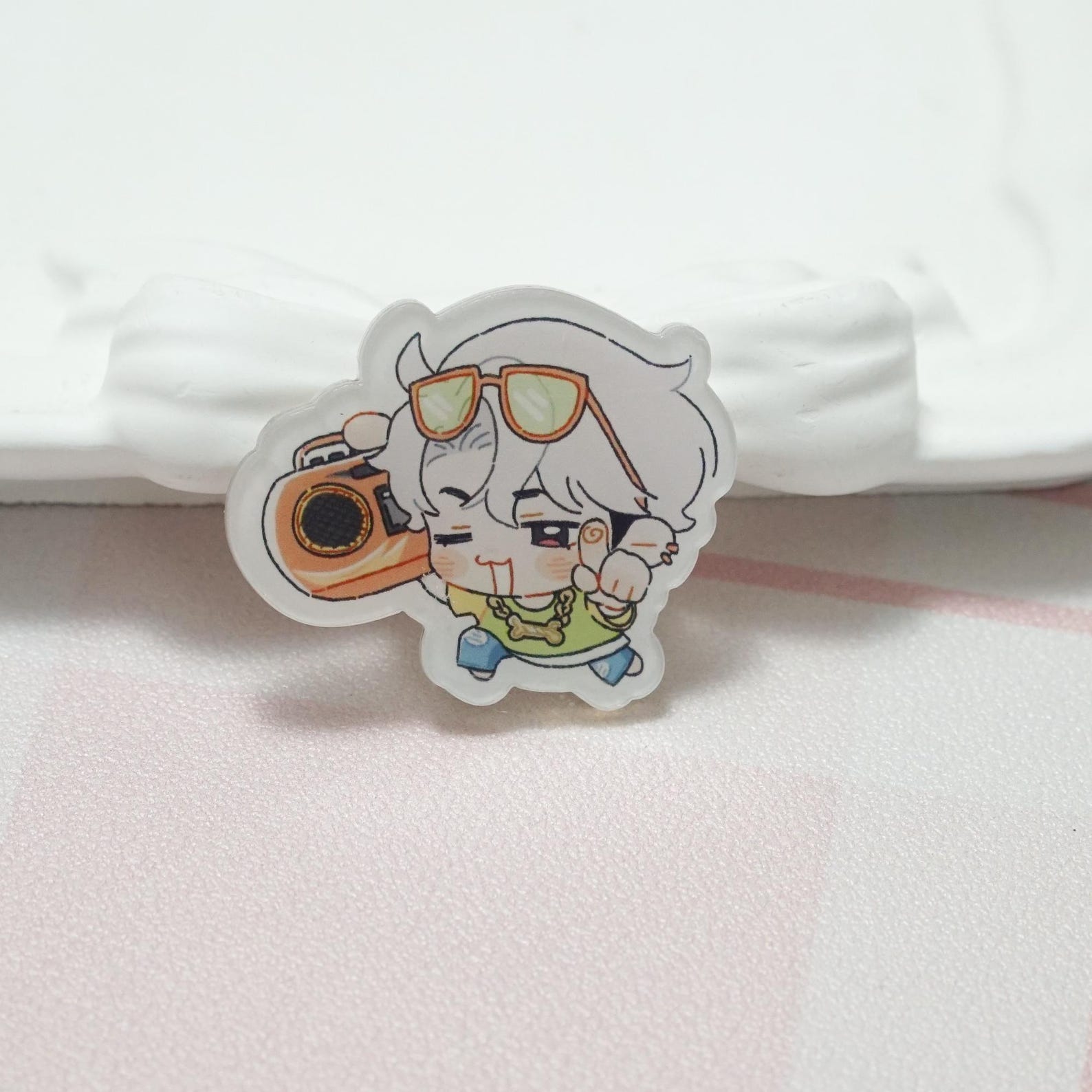 Fanmade PLAVE Acrylic Pins Set Kpop Boy Group OT5 Badge Set Cute Chibi Member Pins Bag Jacket Accessories Gift PLLI Merch detail image 6