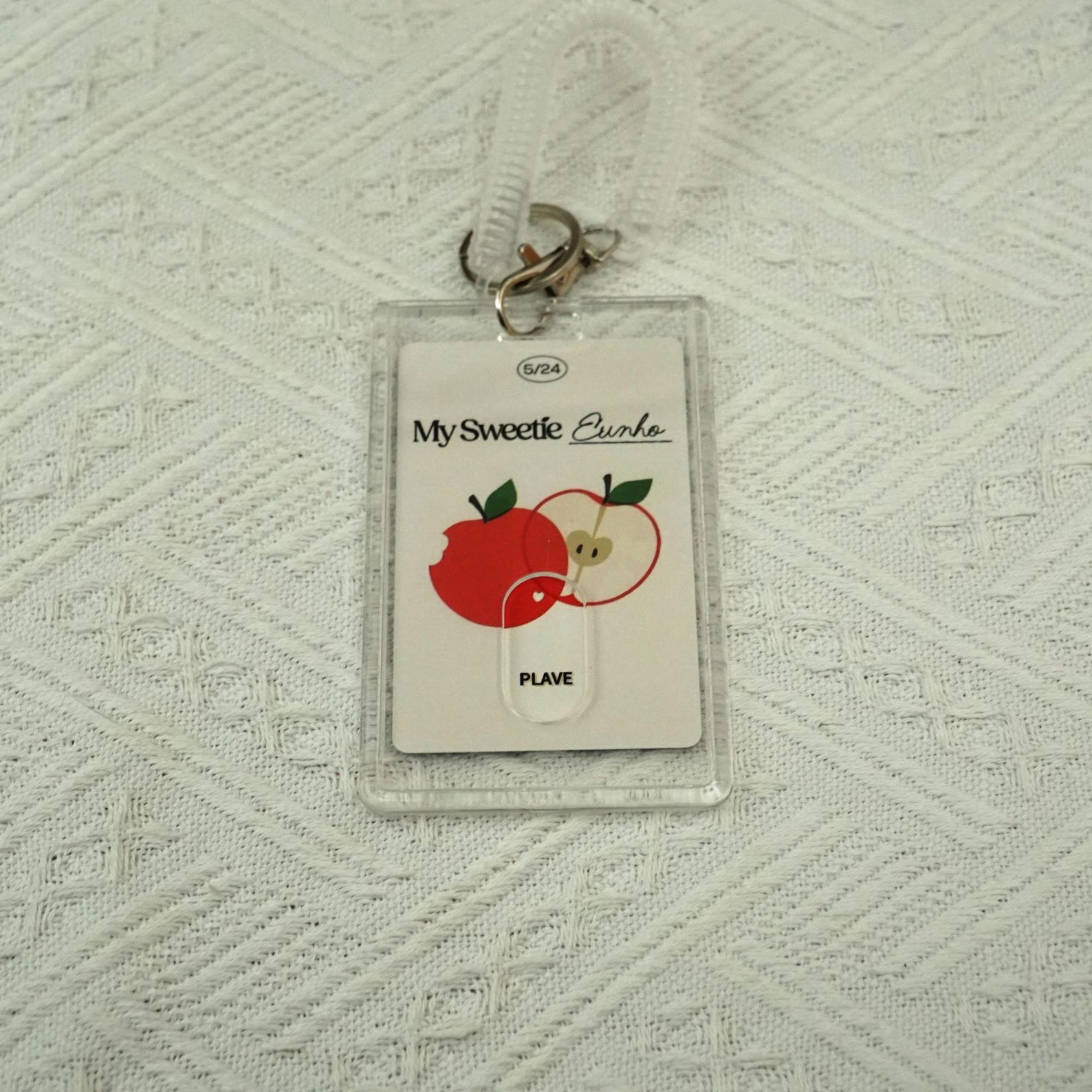 Fanmade PLAVE Card Holder Lanyard Clear Acrylic ID Badge Case Cute Idol Photo Insert Spring Strap Kpop Merch PLLI Gift detail image 3