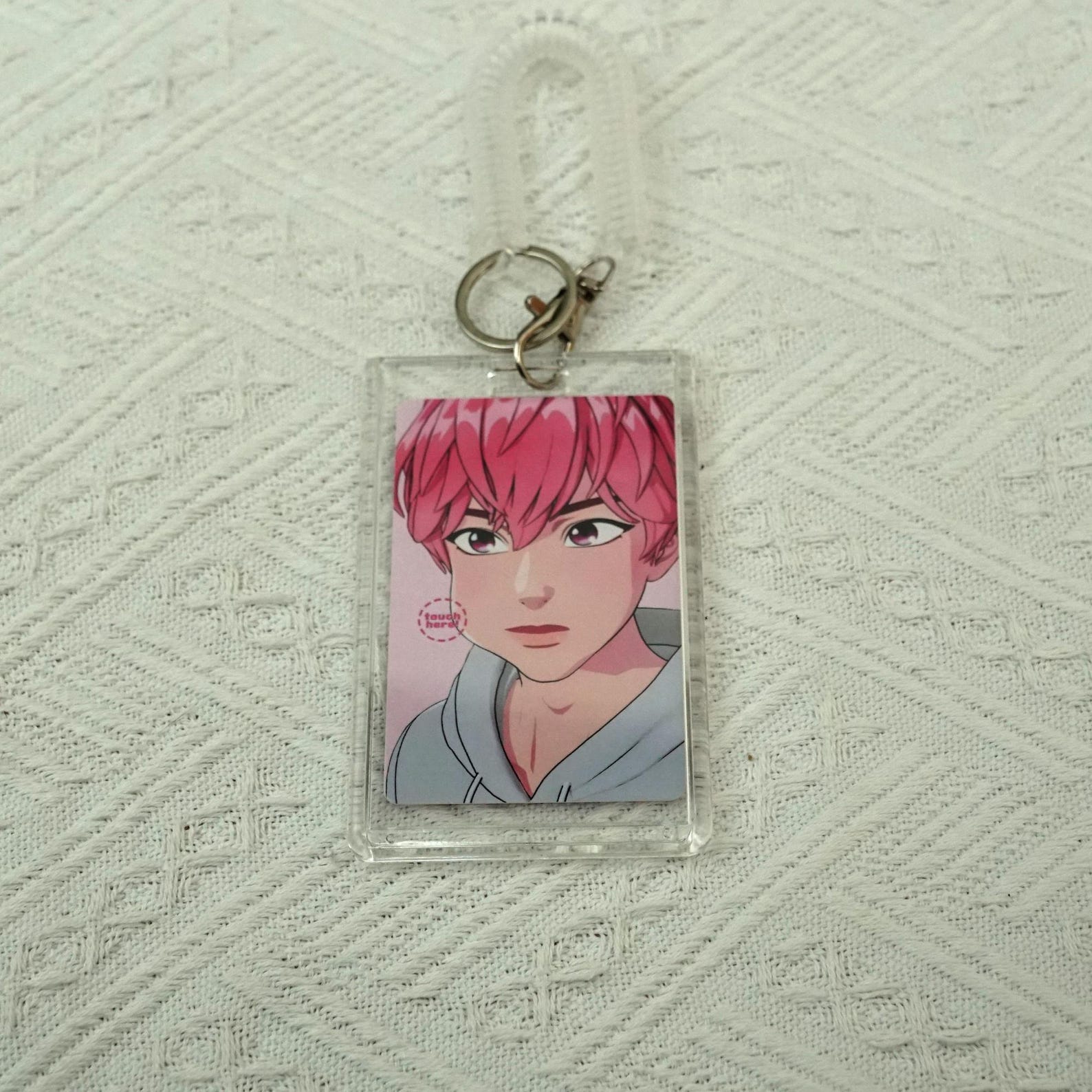 Fanmade PLAVE Card Holder Lanyard Clear Acrylic ID Badge Case Cute Idol Photo Insert Spring Strap Kpop Merch PLLI Gift detail image 5