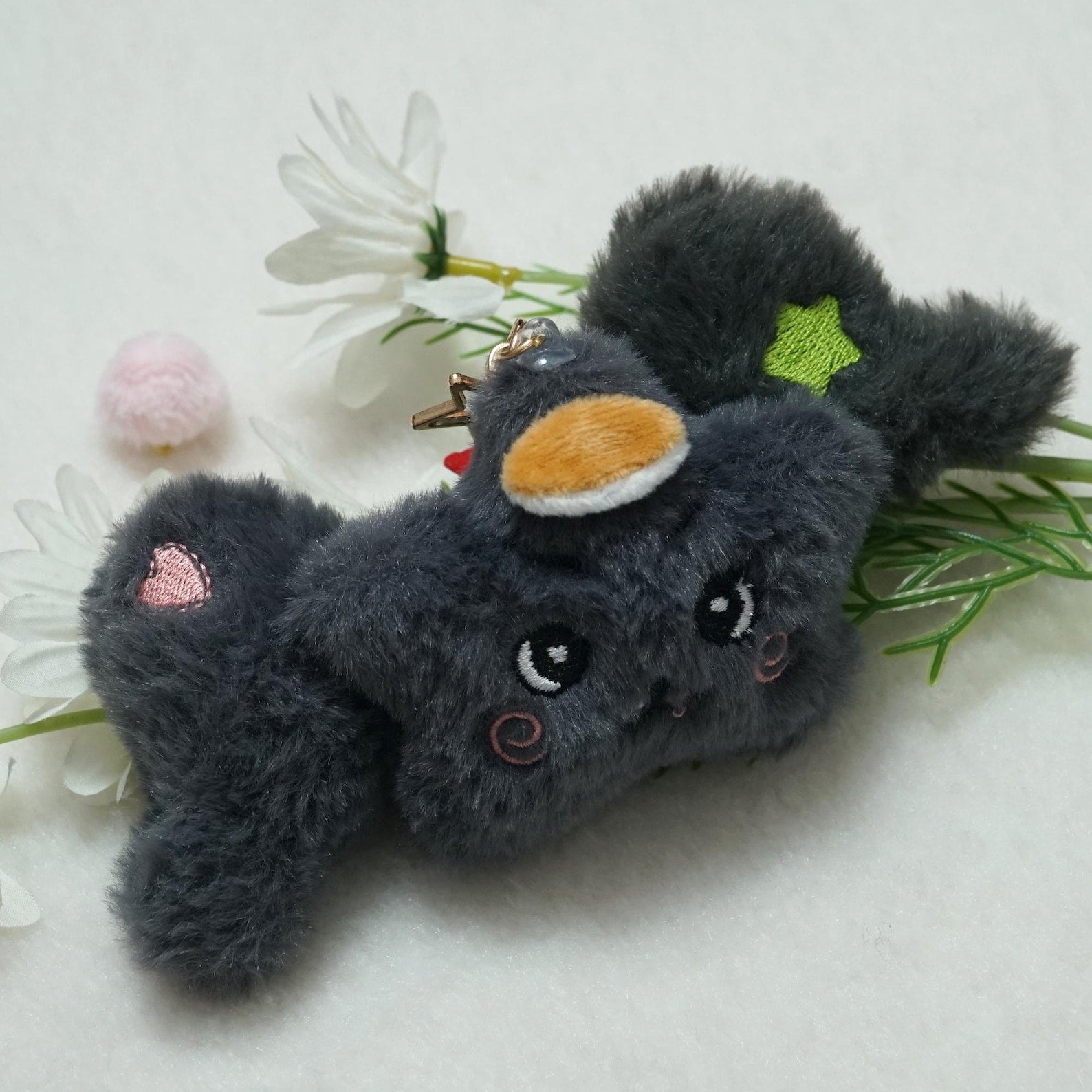 Fanmade Wichu Plush Keychain Kpop NCT WISH Star Mascot Charm Soft Star Bag Accessory Gift detail image 4