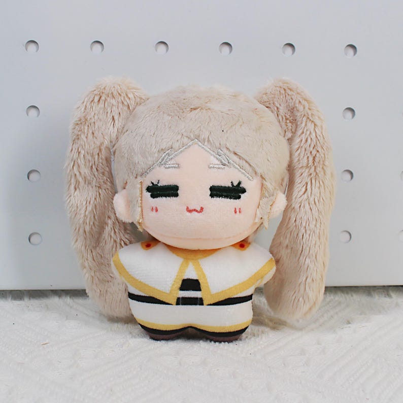 Frieren & Himmel Plush Dolls Frieren Beyond Journey’s End 5 Inch Soft Cotton Chibi Plush Fanmade Gift Set