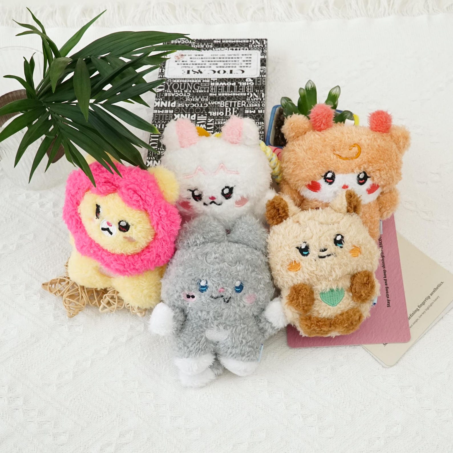 (G)I-DLE Plush Keychain Set Kpop Idol Mascot Bag Charm Fanmade OT5 Cute Gift detail image 3