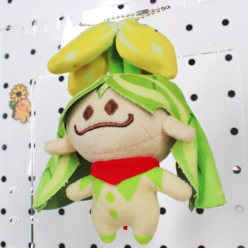 Genshin Impact Aranara Plush Bag Charm Sumeru Cabbage Fairy Forest Spirit Fanmade Keychain Cute Gift detail image 2