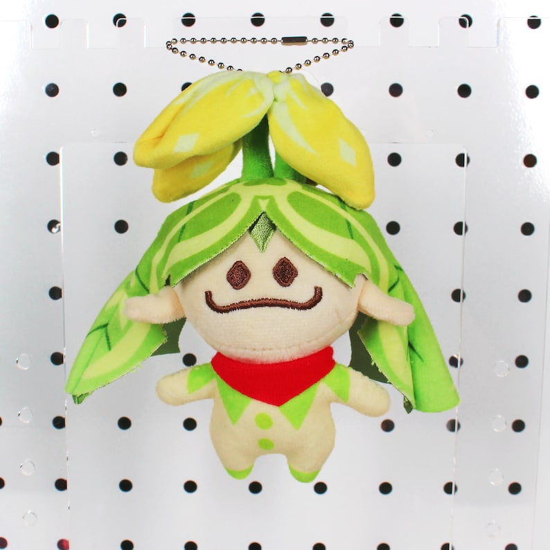 Genshin Impact Aranara Plush Bag Charm Sumeru Cabbage Fairy Forest Spirit Fanmade Keychain Cute Gift