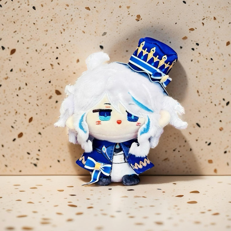 Genshin Impact Fontaine Sitting Plush Keychain Set Clorinde Furina Neuvillette Wriothesley Fanmade Bag Charm Gift detail image 4