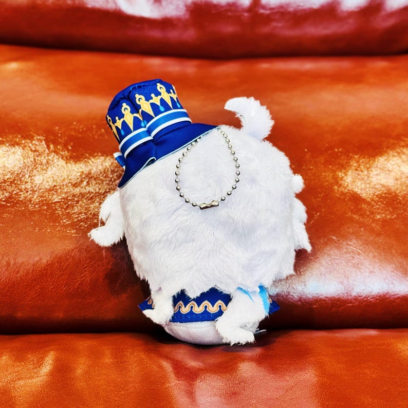 Genshin Impact Fontaine Sitting Plush Keychain Set Clorinde Furina Neuvillette Wriothesley Fanmade Bag Charm Gift detail image 6