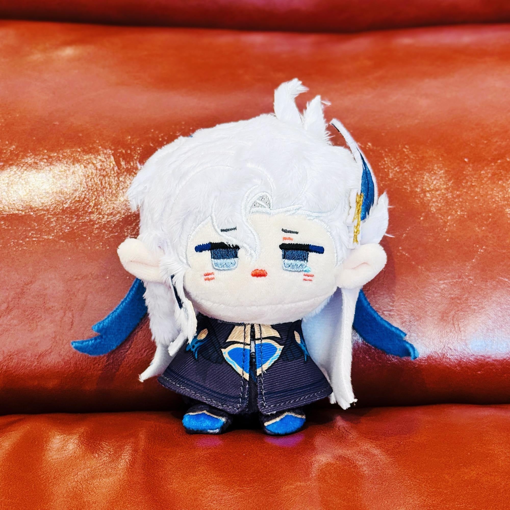 Genshin Impact Fontaine Sitting Plush Keychain Set Clorinde Furina Neuvillette Wriothesley Fanmade Bag Charm Gift detail image 7