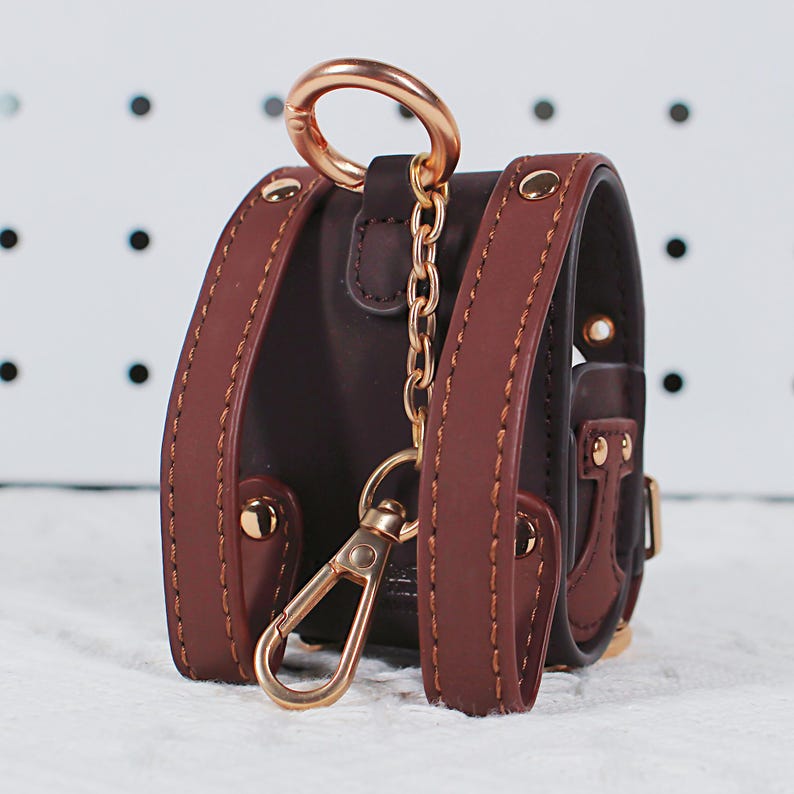 Genshin Impact Klee Mini Backpack Earphone Case Faux Leather Storage Pouch Spark Knight Mondstadt Fanmade Keychain Bag detail image 2