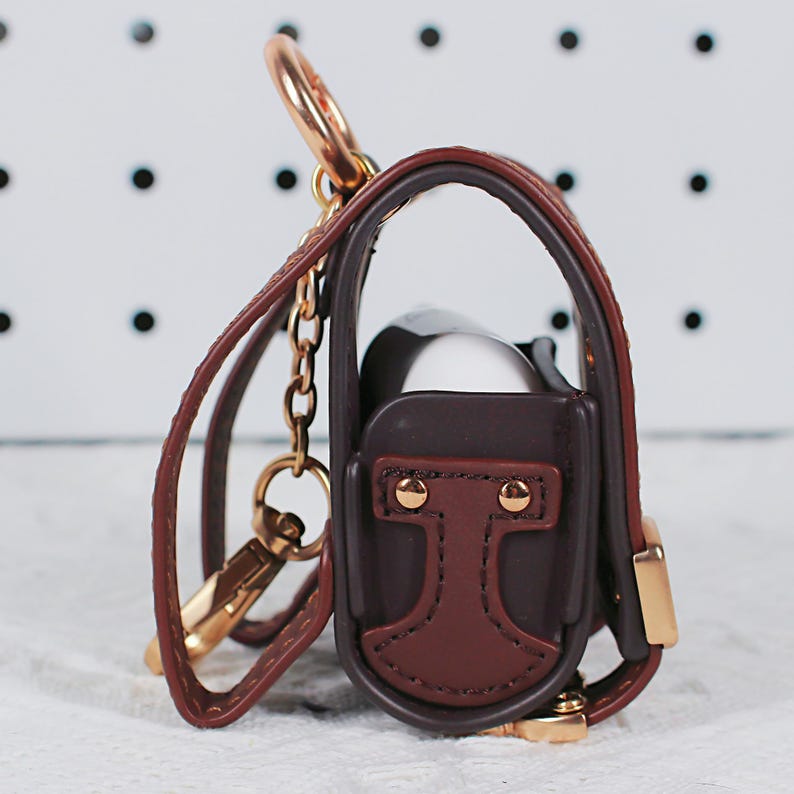 Genshin Impact Klee Mini Backpack Earphone Case Faux Leather Storage Pouch Spark Knight Mondstadt Fanmade Keychain Bag detail image 6