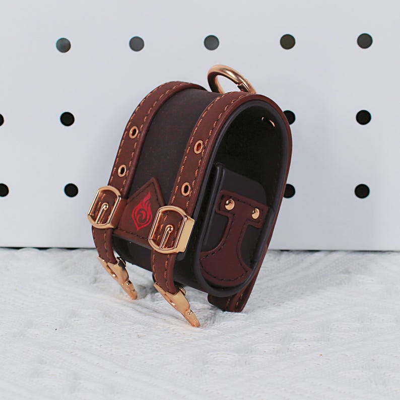 Genshin Impact Klee Mini Backpack Earphone Case Faux Leather Storage Pouch Spark Knight Mondstadt Fanmade Keychain Bag