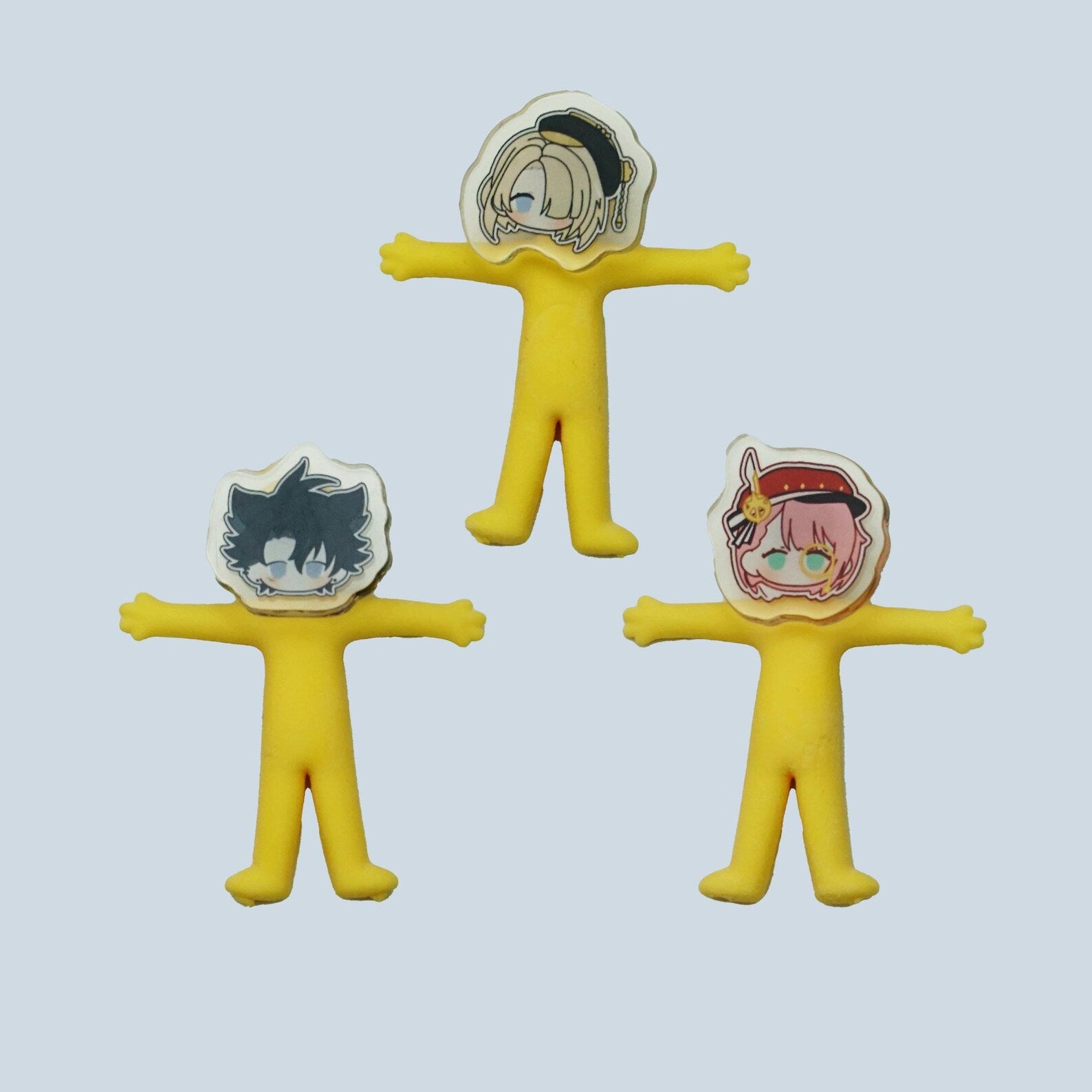Genshin Impact Stretchy Stress Toy Keychain Fontaine Furina Navia Neuvillette Fanmade Fidget Charm Gift detail image 5