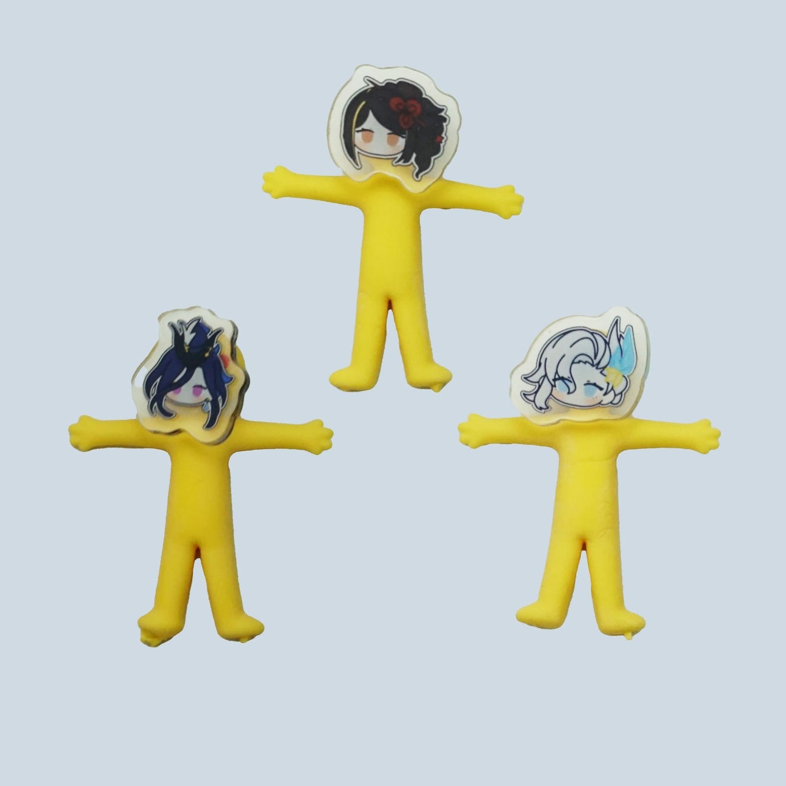 Genshin Impact Stretchy Stress Toy Keychain Fontaine Furina Navia Neuvillette Fanmade Fidget Charm Gift detail image 6