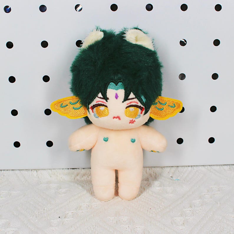 Genshin Impact Xiao 4 Inch Plush Keychain Liyue Adeptus Yaksha Alatus Bag Charm Fanmade Gift