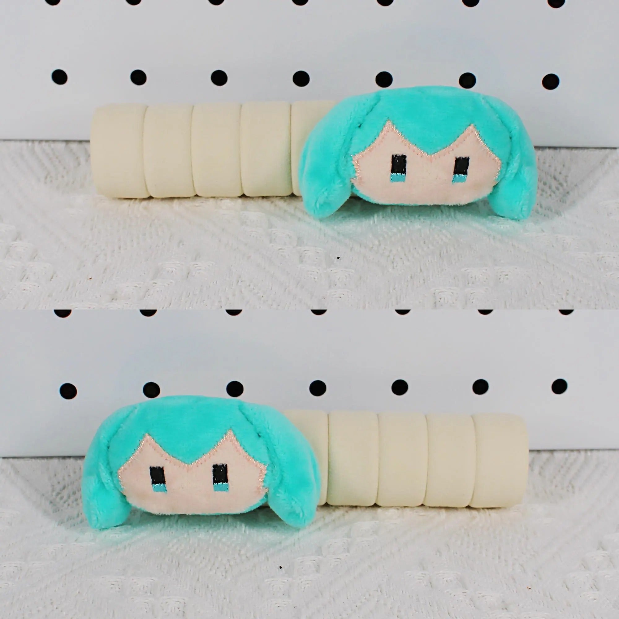 Hatsune Miku Door Handle Covers Vocaloid Anti-Slip Grips Soft Fabric Handle Protector Handmade Miku Room Decor Ita Room Gift detail image 3