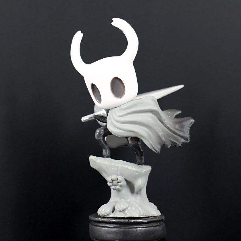 Hollow Knight Mini Ghost Figurine Desk Decor Fanmade THK Game Gift Collectible detail image 2