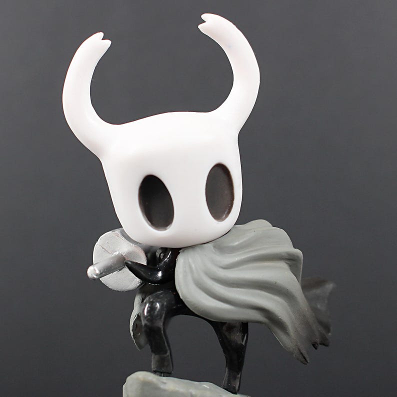 Hollow Knight Mini Ghost Figurine Desk Decor Fanmade THK Game Gift Collectible