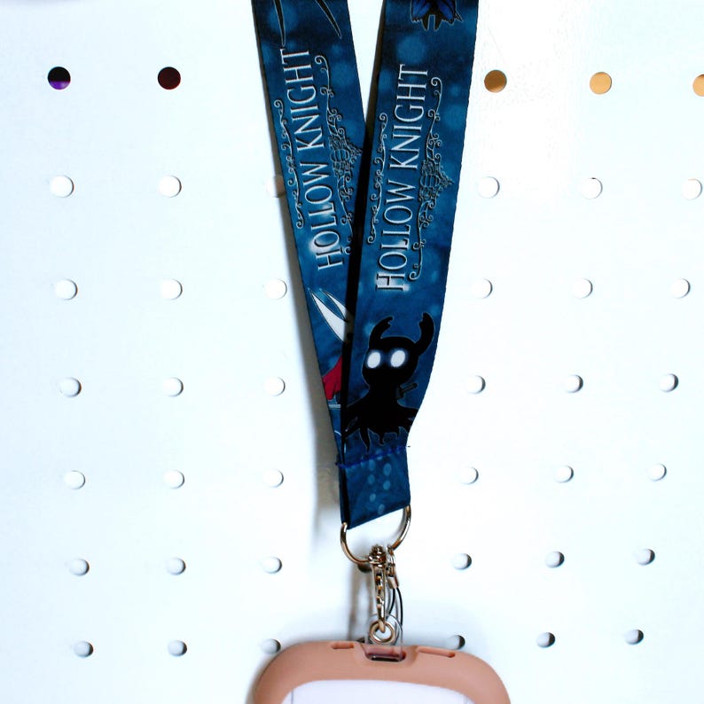 Hollow Knight Printed Phone Lanyard with Clear Tab Insert Fanmade Device Strap detail image 2