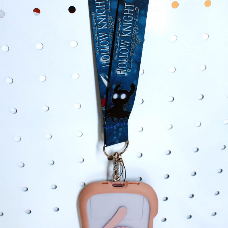 Hollow Knight Printed Phone Lanyard with Clear Tab Insert Fanmade Device Strap detail image 3